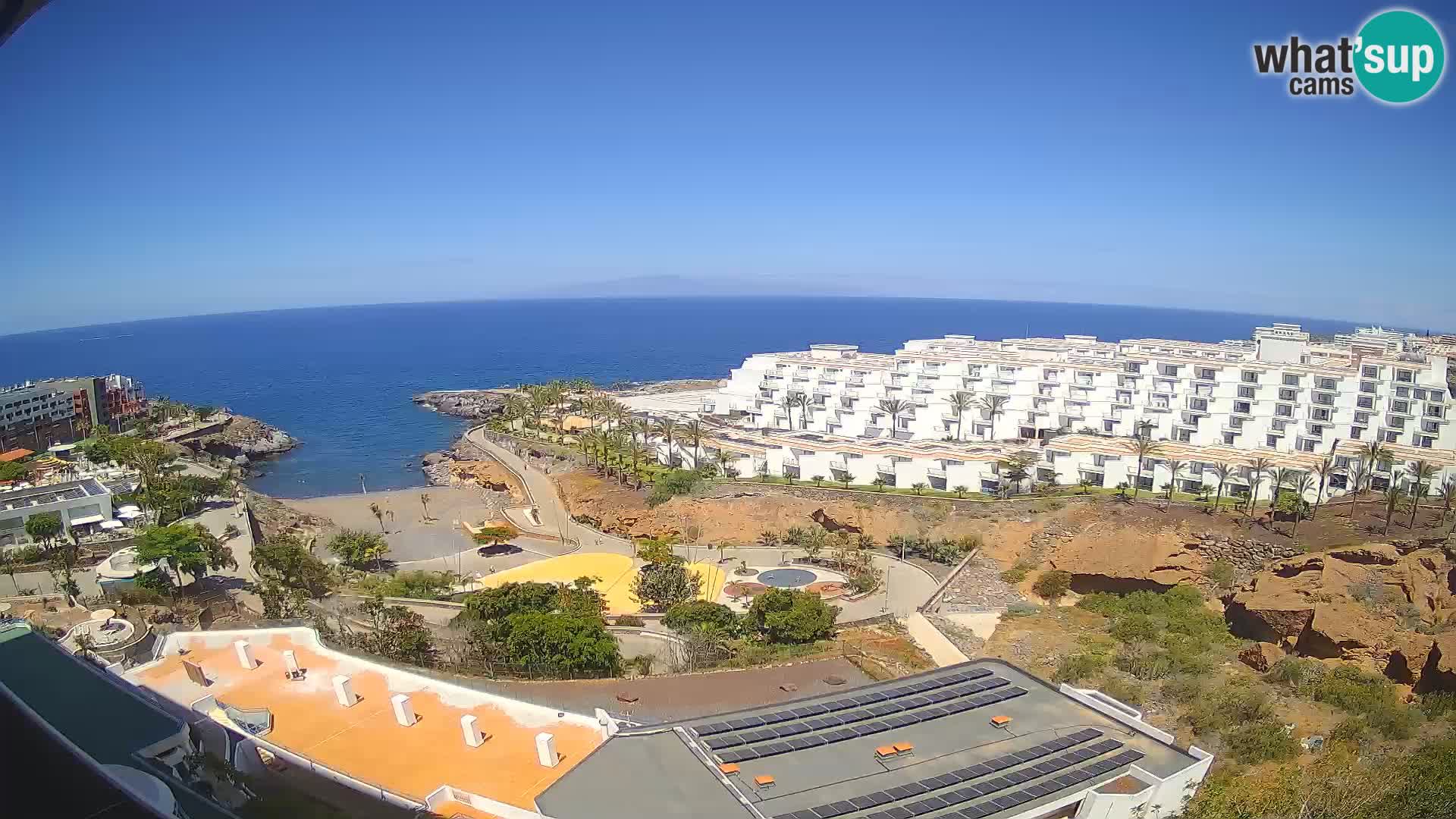 Live-Webcam Las Galgas Strand – Playa Paraiso – Insel La Gomera – Costa Adeje – Teneriffa