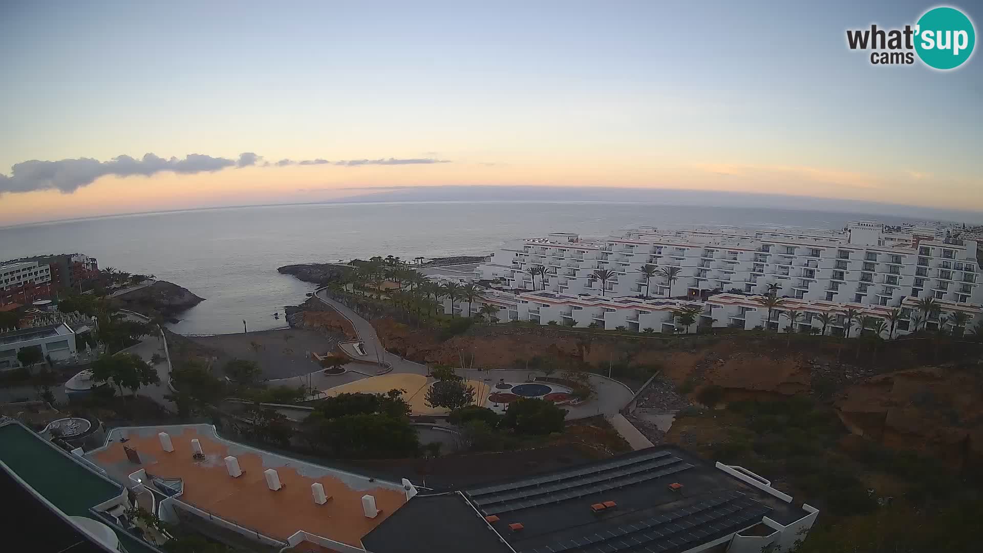 Web kamera uživo Playa de Las Galgas – Playa Paraiso – otok La Gomera – Costa Adeje – Tenerife