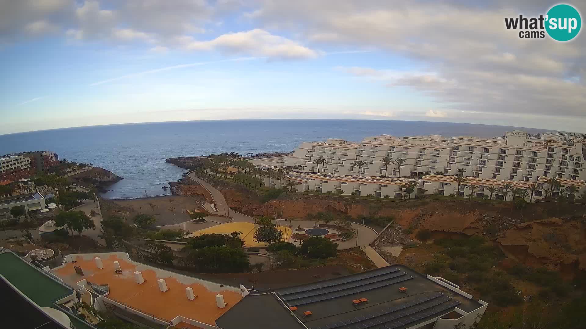 Live webcam Playa de Las Galgas – Playa Paraiso – La Gomera island – Adeje – Tenerife