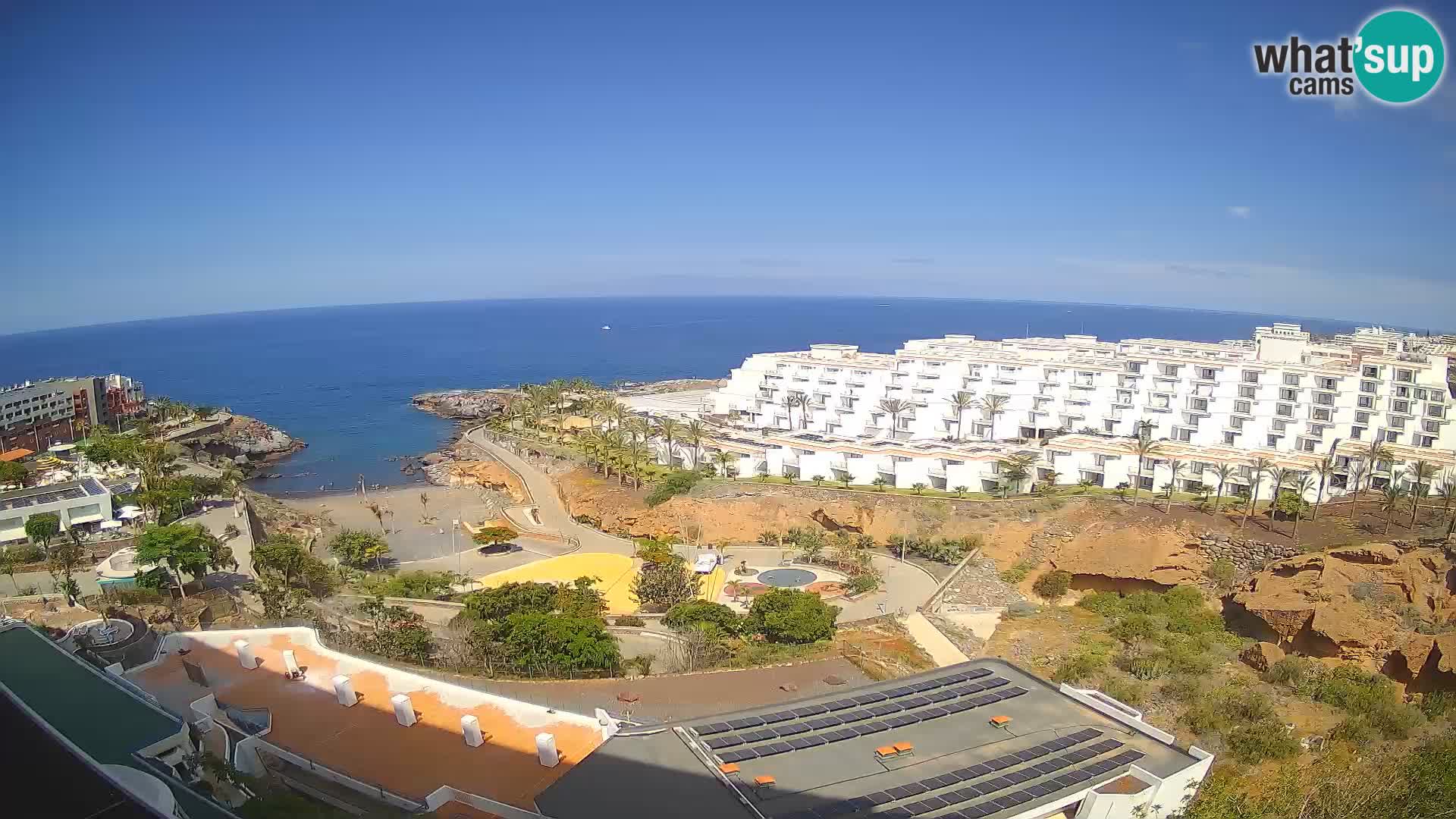 Live-Webcam Las Galgas Strand – Playa Paraiso – Insel La Gomera – Costa Adeje – Teneriffa