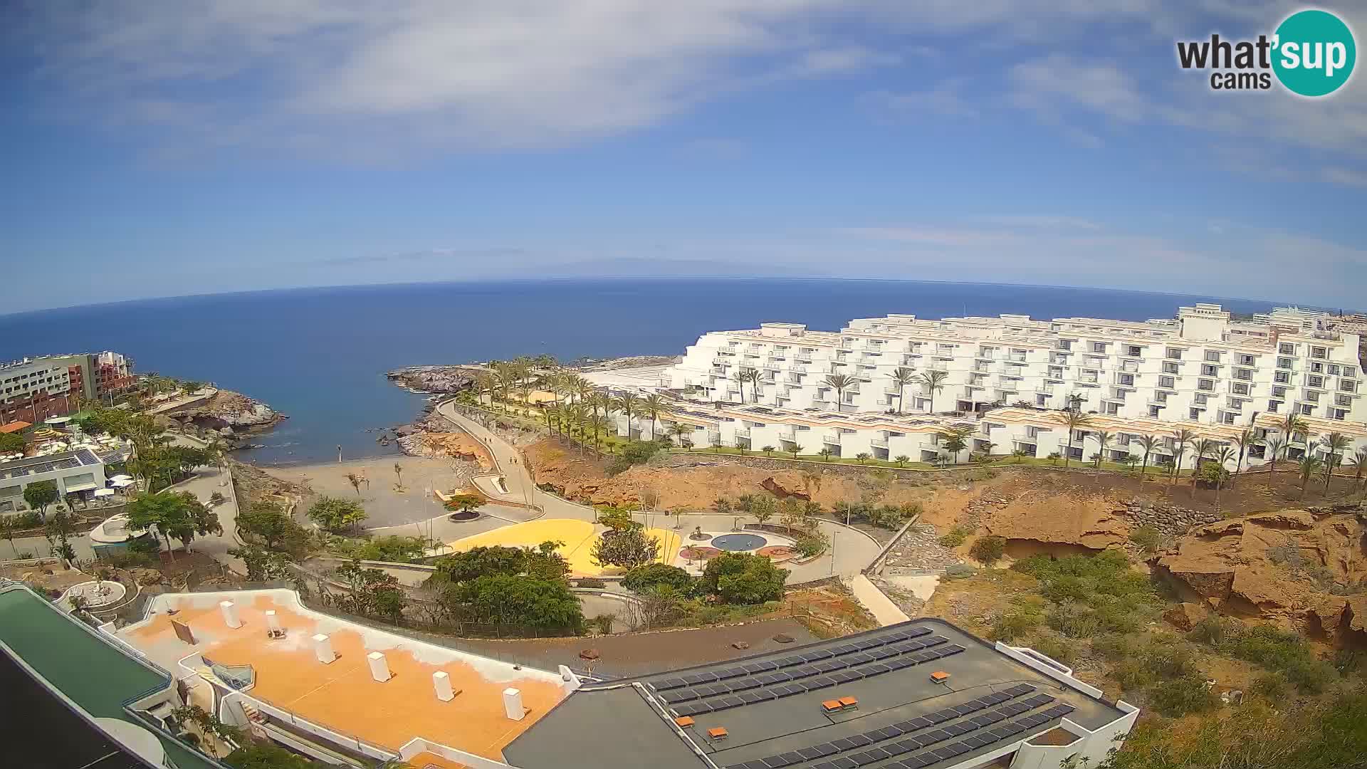 Webcam live spiaggia Las Galgas – Playa Paraiso – Isola La Gomera – Costa Adeje – Tenerife