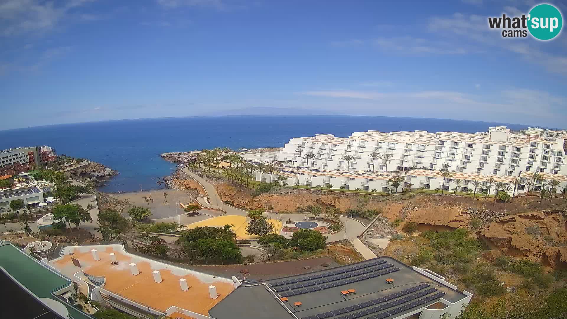 Web kamera uživo Playa de Las Galgas – Playa Paraiso – otok La Gomera – Costa Adeje – Tenerife