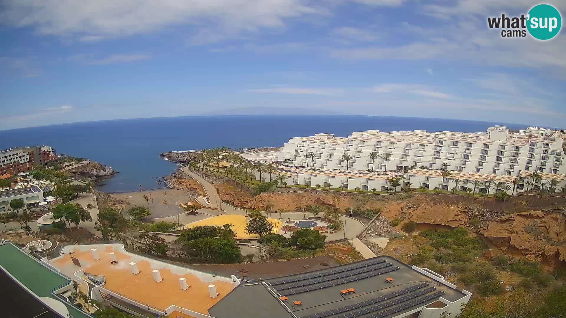 Webcam en direct Playa de Las Galgas – Playa Paraiso – île de La Gomera – Costa Adeje – Tenerife