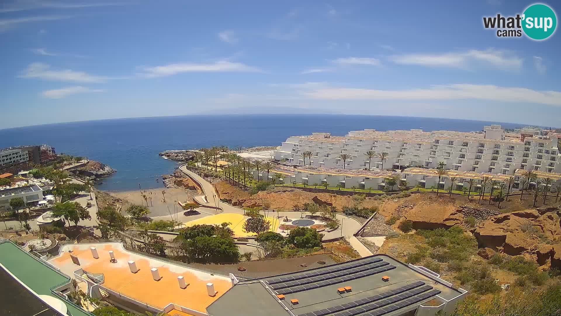 Web kamera uživo Playa de Las Galgas – Playa Paraiso – otok La Gomera – Costa Adeje – Tenerife