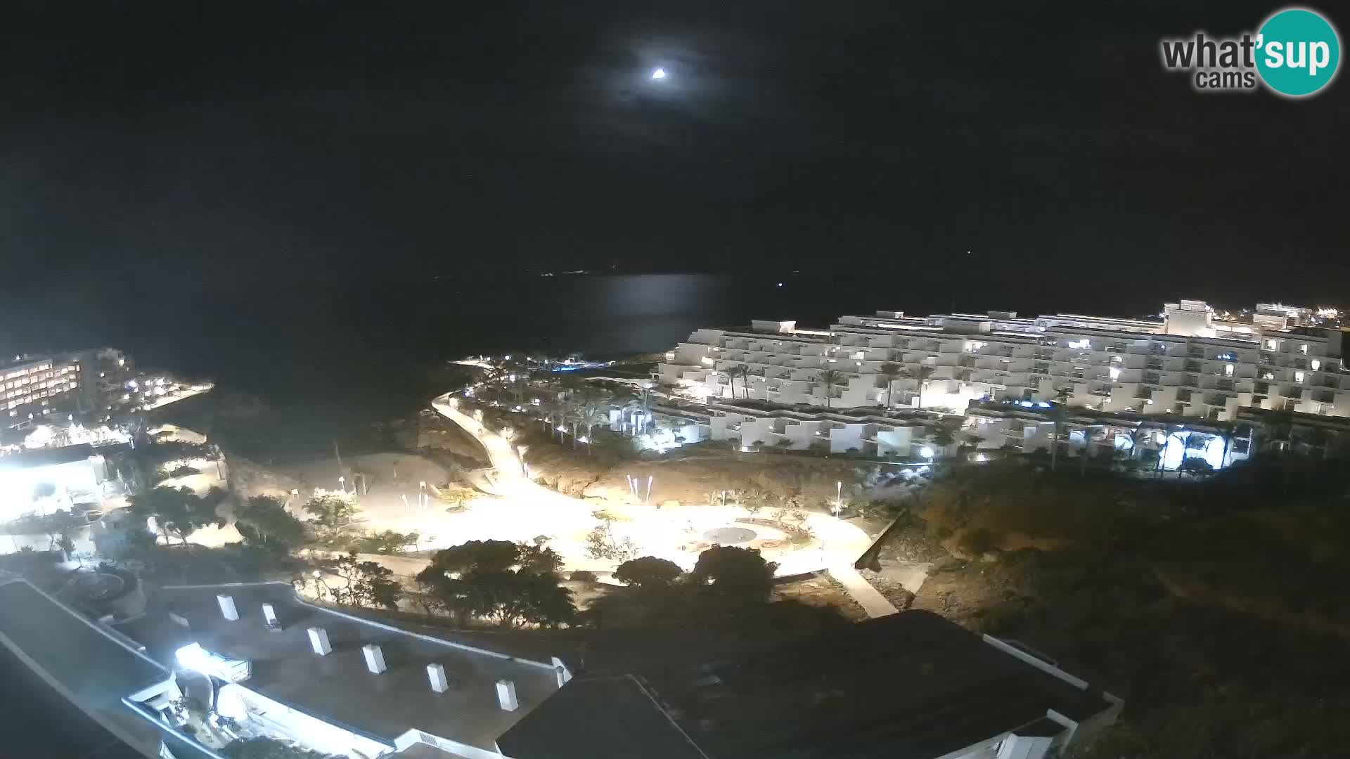 Live webcam Playa de Las Galgas – Playa Paraiso – La Gomera island – Adeje – Tenerife