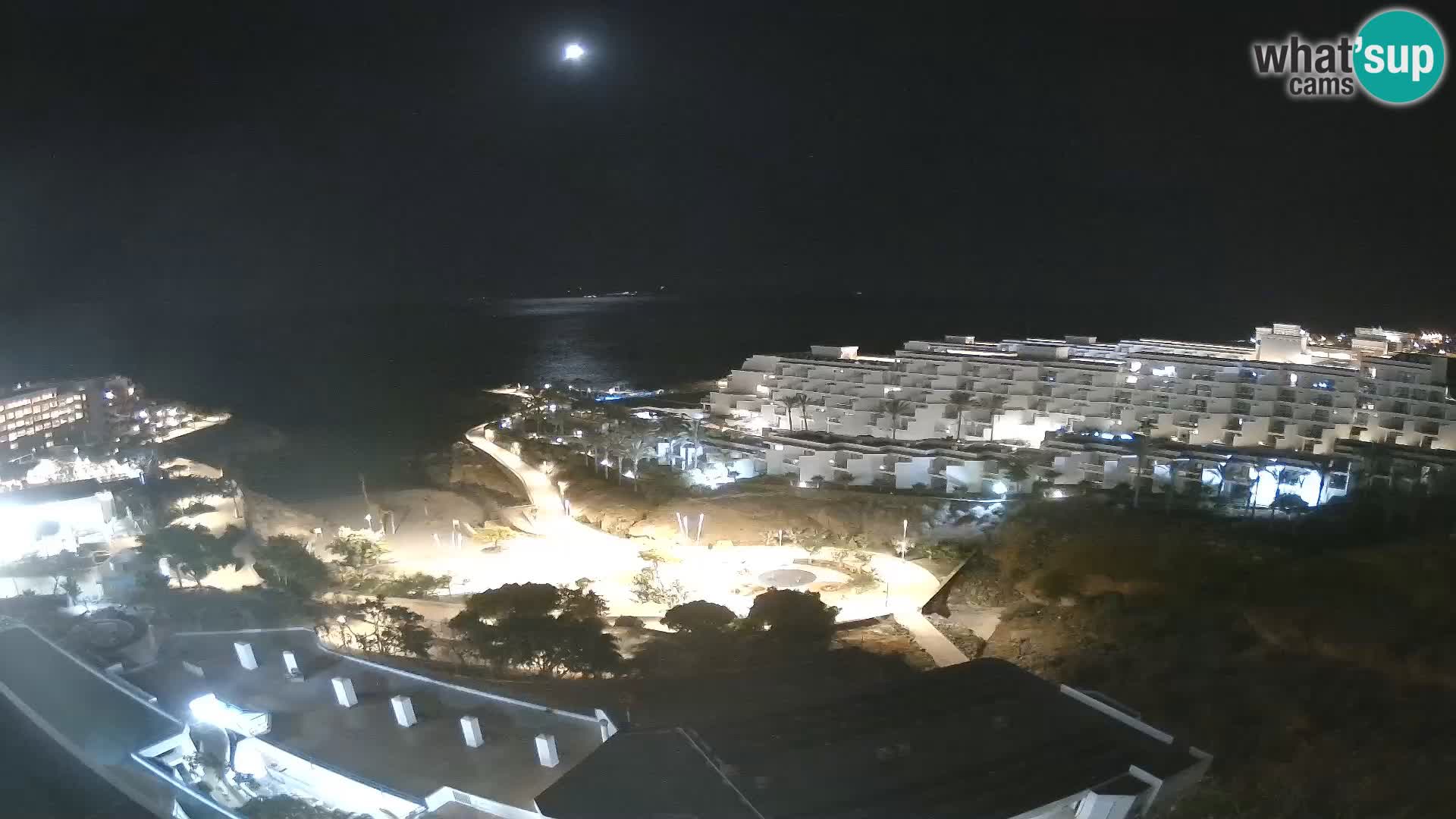 Live webcam Playa de Las Galgas – Playa Paraiso – La Gomera island – Adeje – Tenerife
