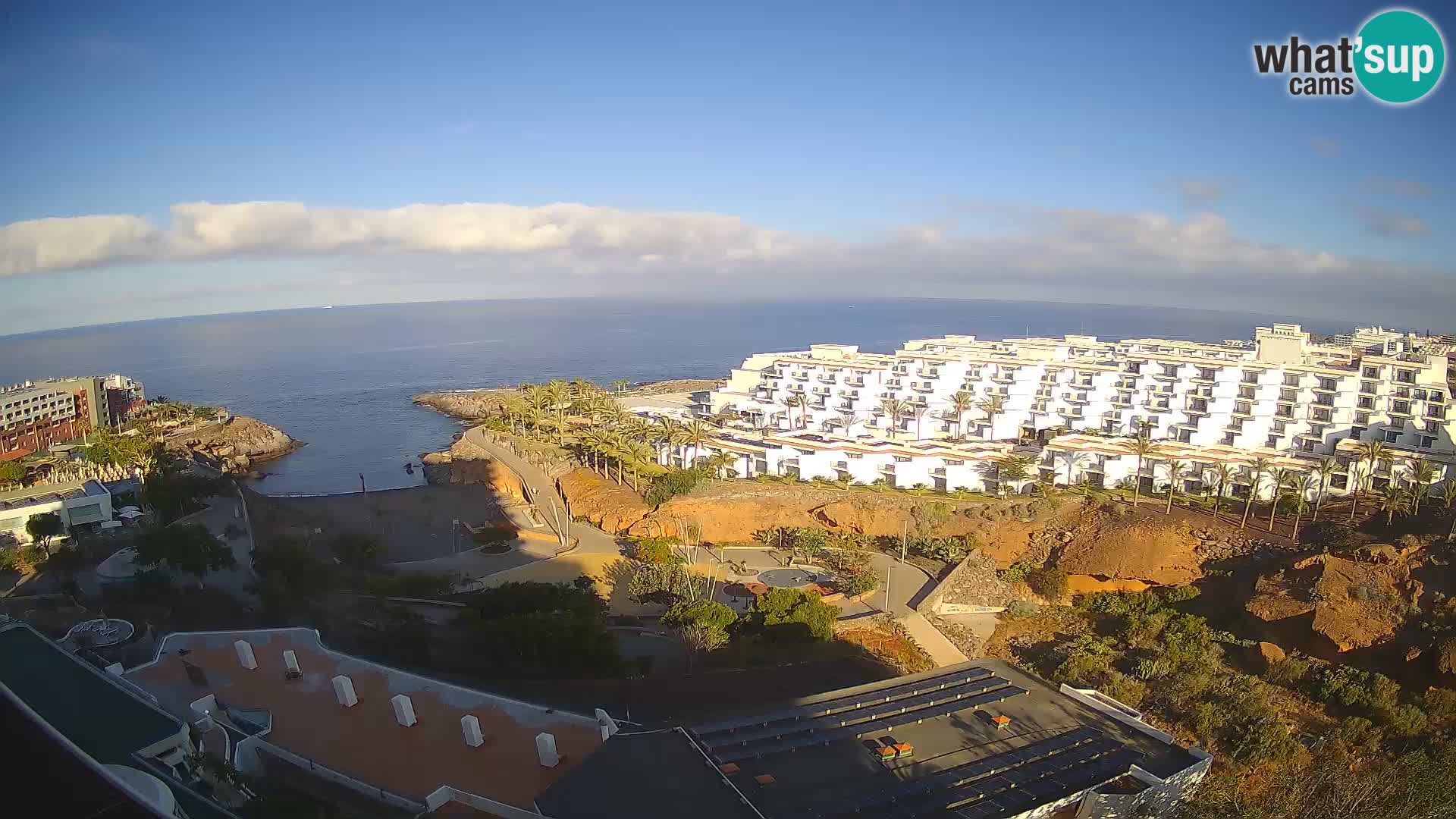 Live webcam Playa de Las Galgas – Playa Paraiso – La Gomera island – Adeje – Tenerife