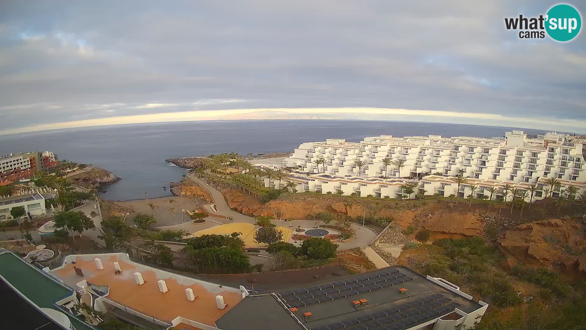 Web kamera uživo Playa de Las Galgas – Playa Paraiso – otok La Gomera – Costa Adeje – Tenerife