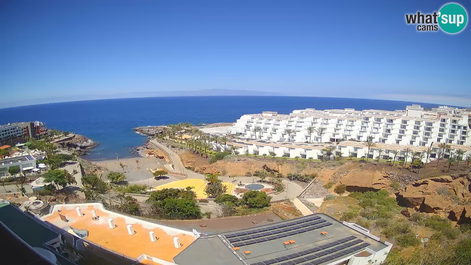 Webcam en direct Playa de Las Galgas – Playa Paraiso – île de La Gomera – Costa Adeje – Tenerife