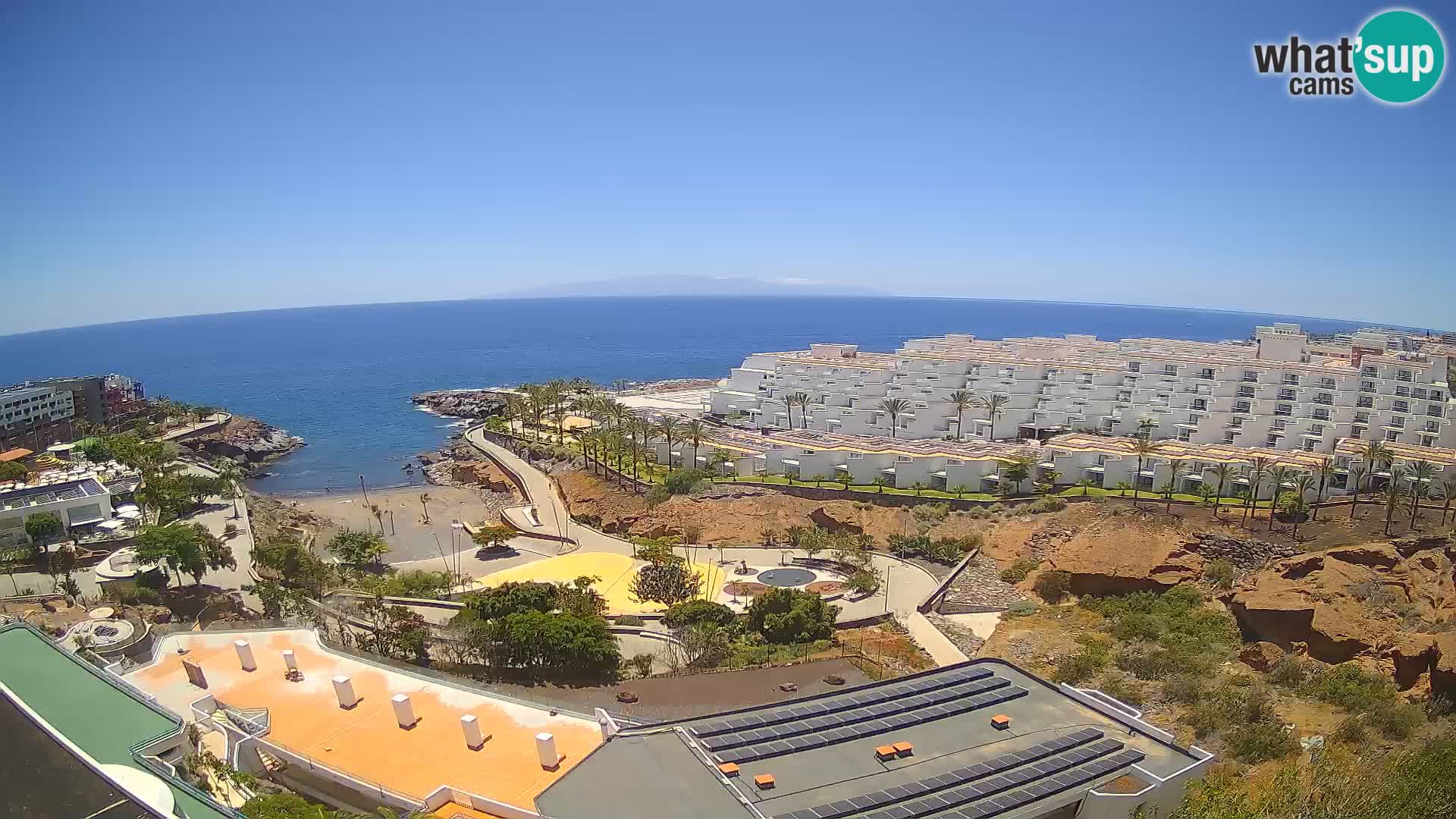 Webcam en vivo Playa de Las Galgas – Playa Paraíso – Isla de La Gomera – Costa Adeje – Tenerife