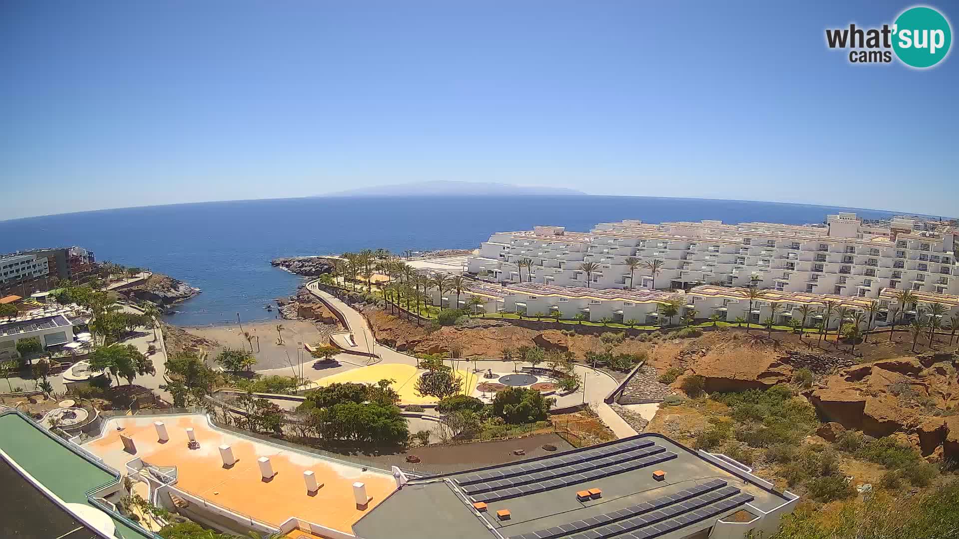 Webcam live spiaggia Las Galgas – Playa Paraiso – Isola La Gomera – Costa Adeje – Tenerife
