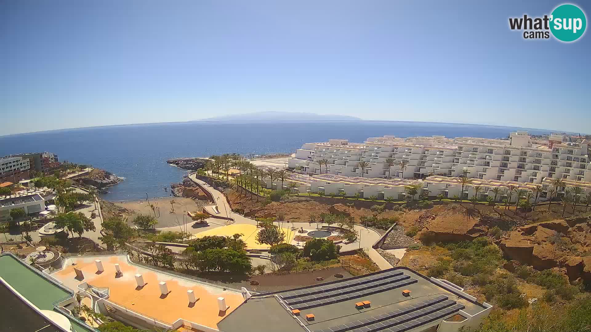 Webcam en vivo Playa de Las Galgas – Playa Paraíso – Isla de La Gomera – Costa Adeje – Tenerife