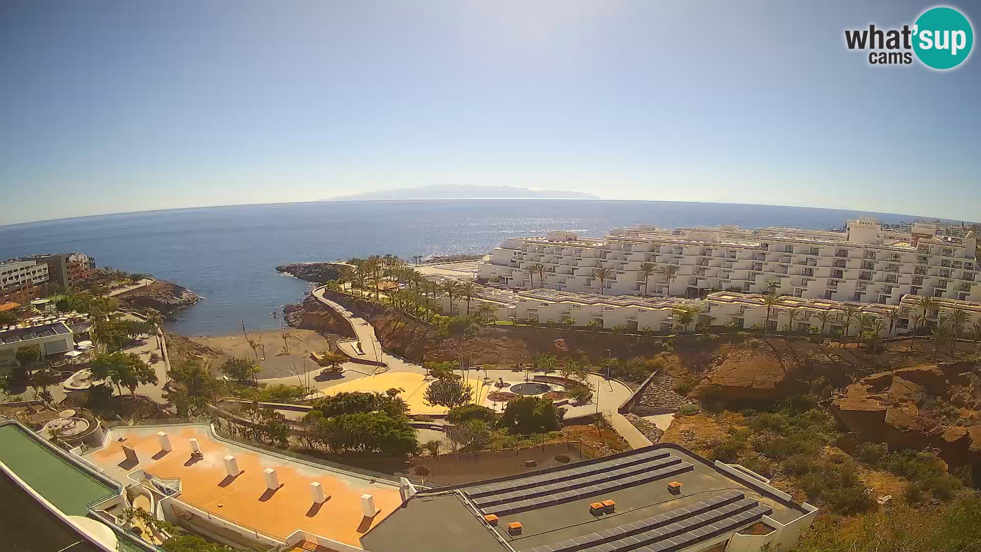 Webcam en vivo Playa de Las Galgas – Playa Paraíso – Isla de La Gomera – Costa Adeje – Tenerife