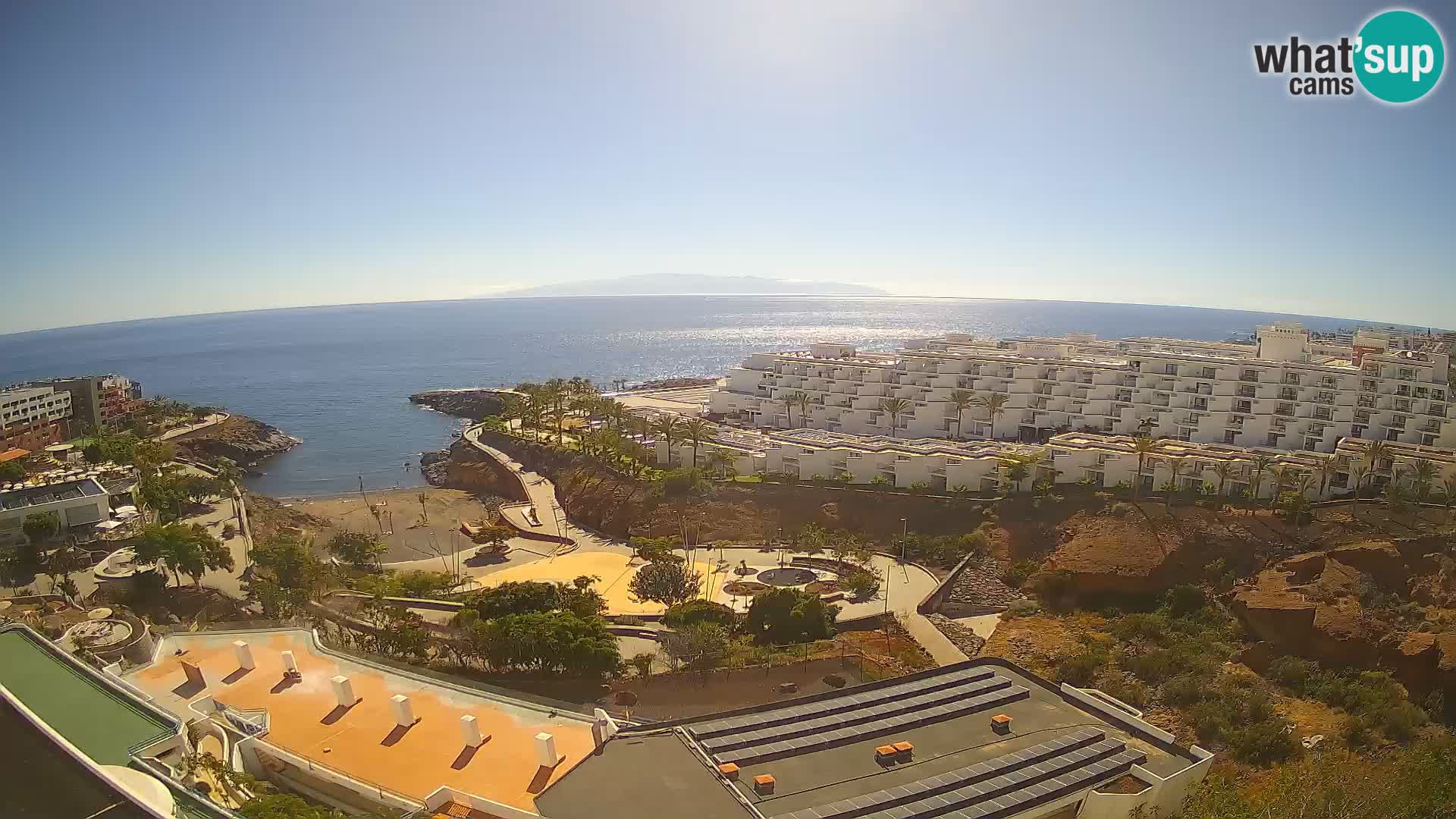 Webcam en vivo Playa de Las Galgas – Playa Paraíso – Isla de La Gomera – Costa Adeje – Tenerife