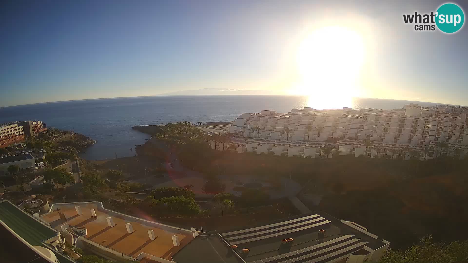 Webcam en vivo Playa de Las Galgas – Playa Paraíso – Isla de La Gomera – Costa Adeje – Tenerife