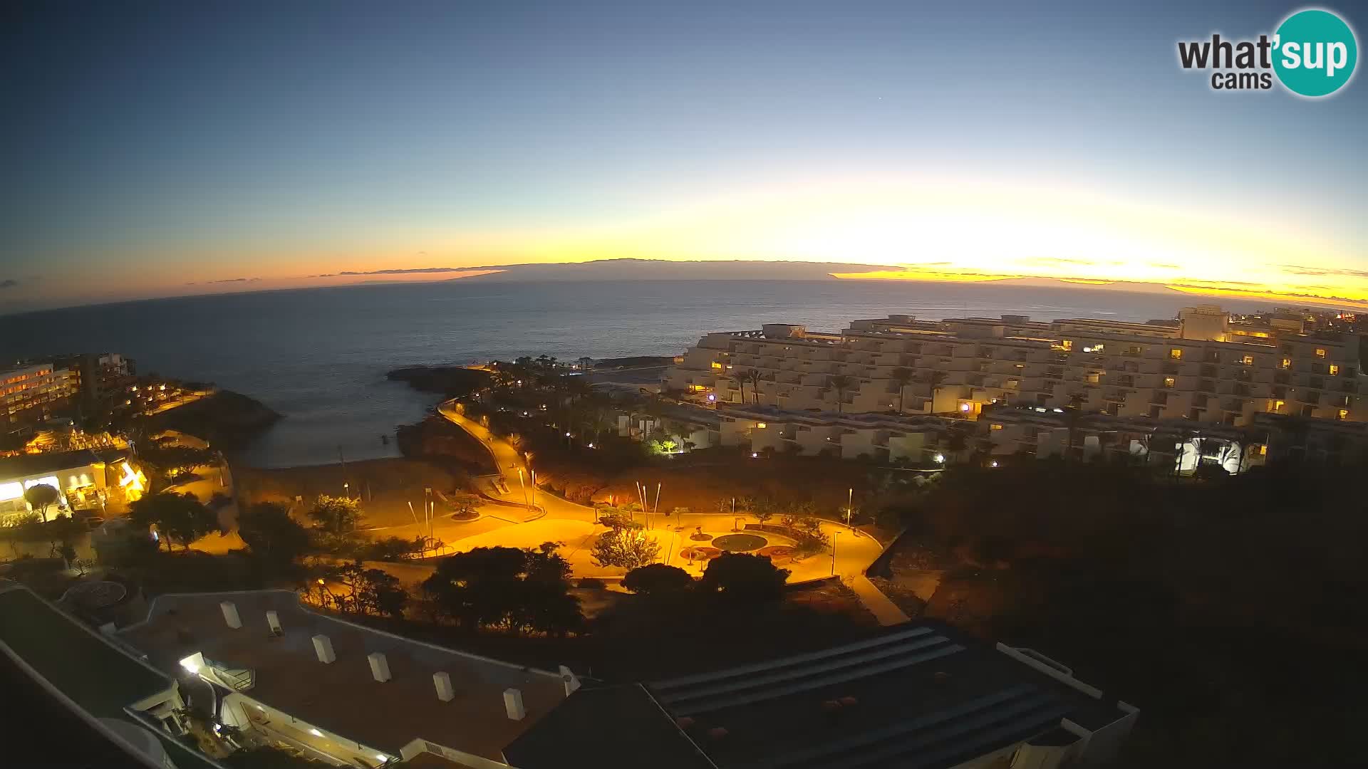 Webcam en vivo Playa de Las Galgas – Playa Paraíso – Isla de La Gomera – Costa Adeje – Tenerife