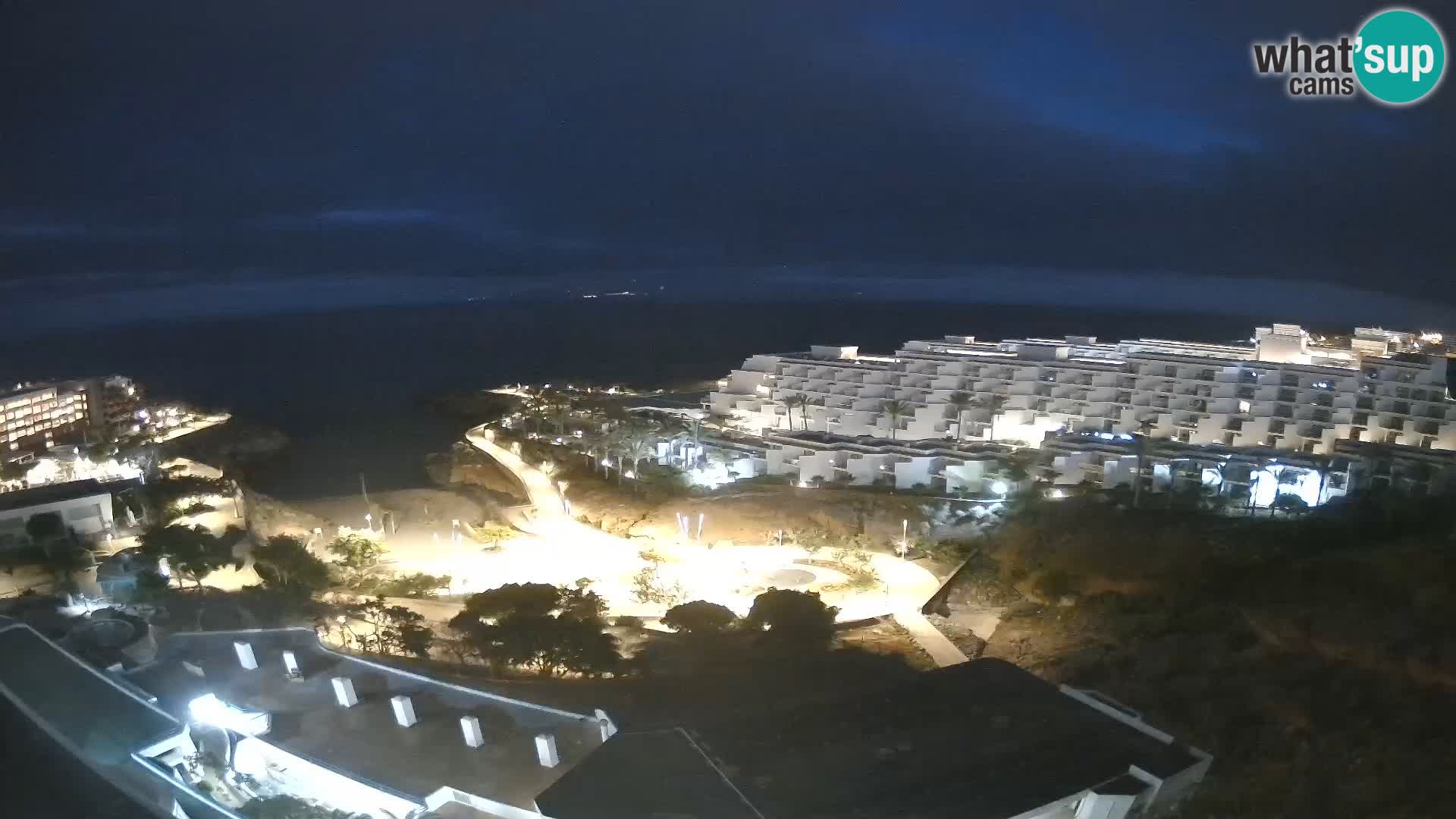 Live webcam Playa de Las Galgas – Playa Paraiso – La Gomera island – Adeje – Tenerife
