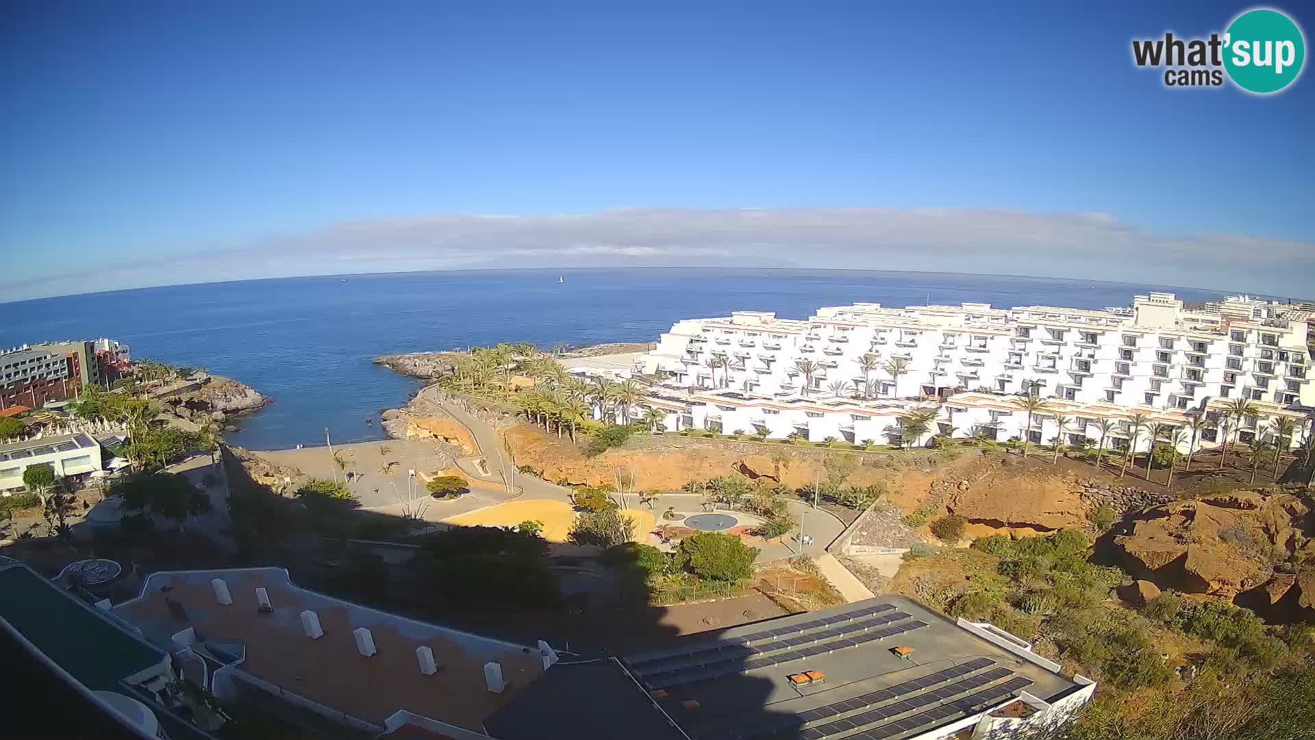 Web kamera uživo Playa de Las Galgas – Playa Paraiso – otok La Gomera – Costa Adeje – Tenerife