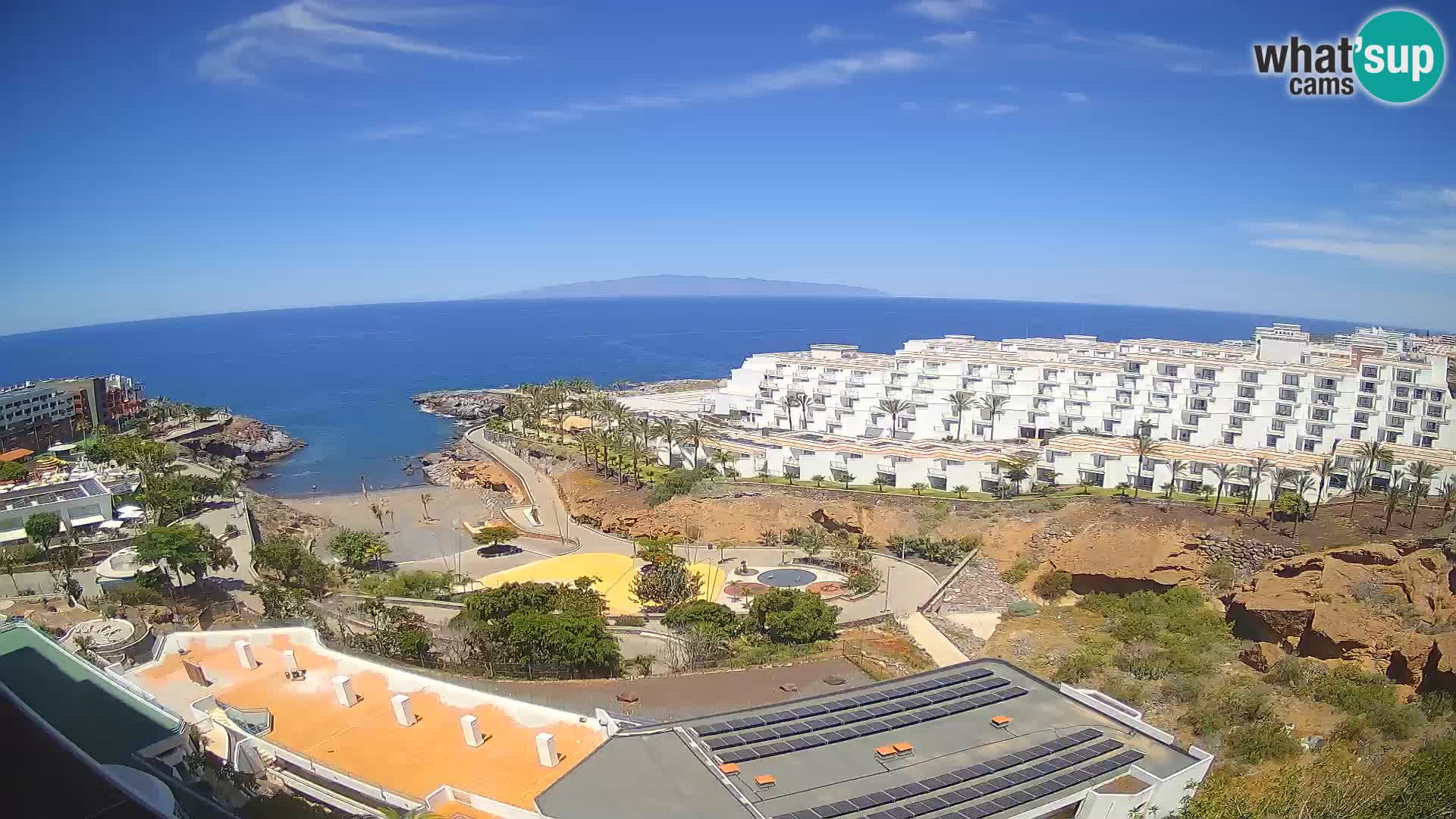 Web kamera uživo Playa de Las Galgas – Playa Paraiso – otok La Gomera – Costa Adeje – Tenerife