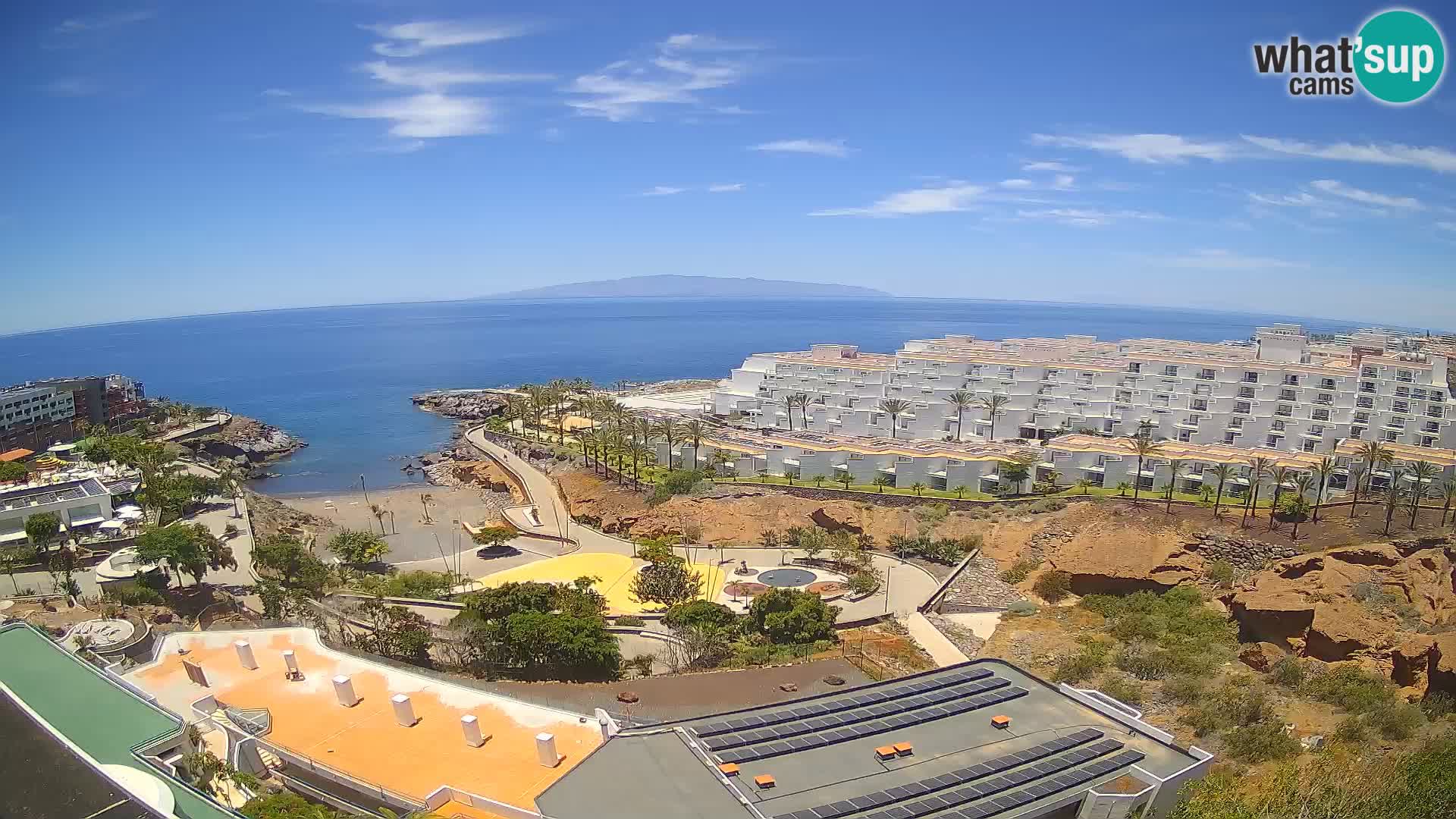 Webcam en vivo Playa de Las Galgas – Playa Paraíso – Isla de La Gomera – Costa Adeje – Tenerife