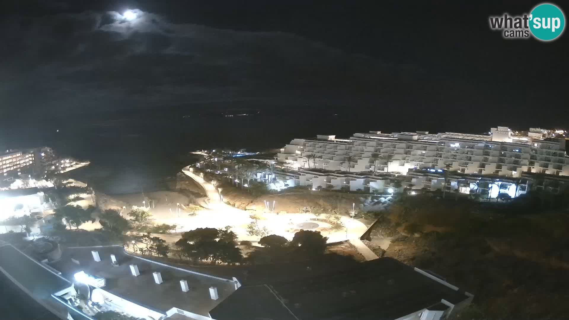 Live webcam Playa de Las Galgas – Playa Paraiso – La Gomera island – Adeje – Tenerife