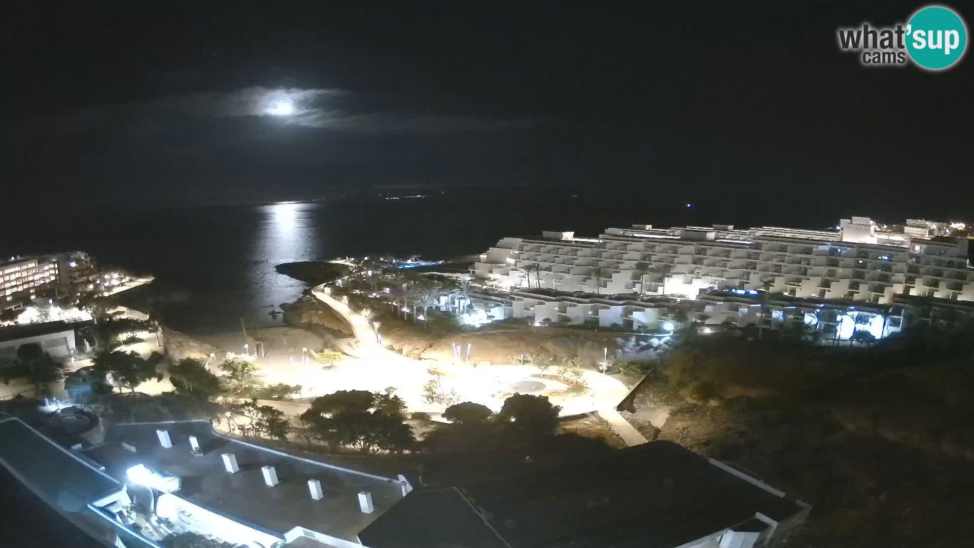 Live webcam Playa de Las Galgas – Playa Paraiso – La Gomera island – Adeje – Tenerife