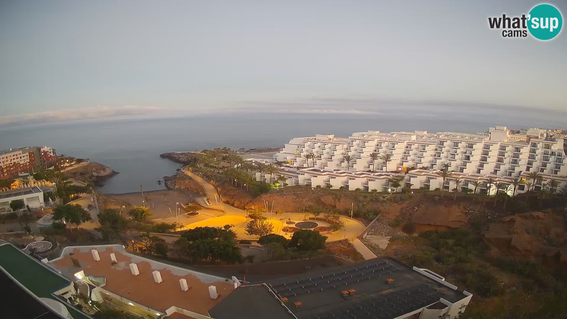 Spletna kamera v živo Las Galgas plaža – Playa Paraiso – otok La Gomera – Costa Adeje – Tenerife
