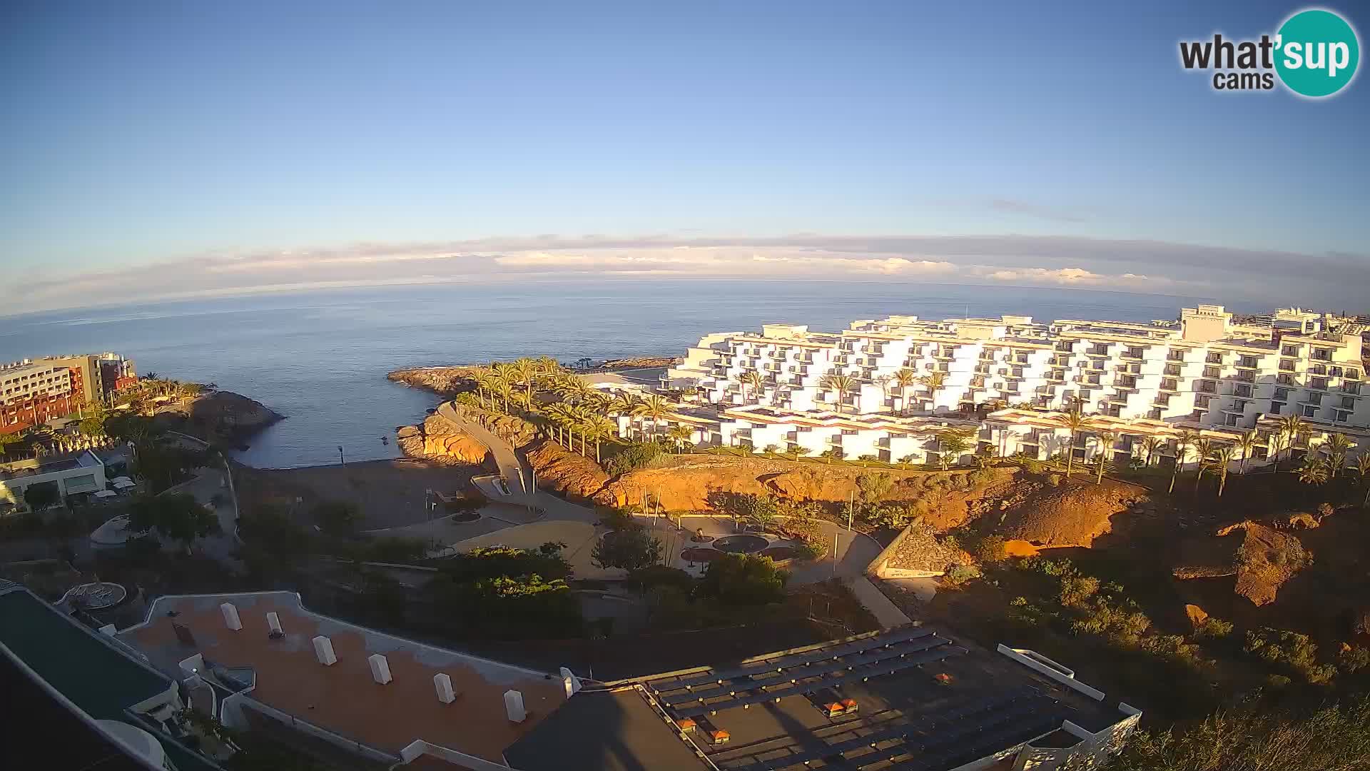 Spletna kamera v živo Las Galgas plaža – Playa Paraiso – otok La Gomera – Costa Adeje – Tenerife