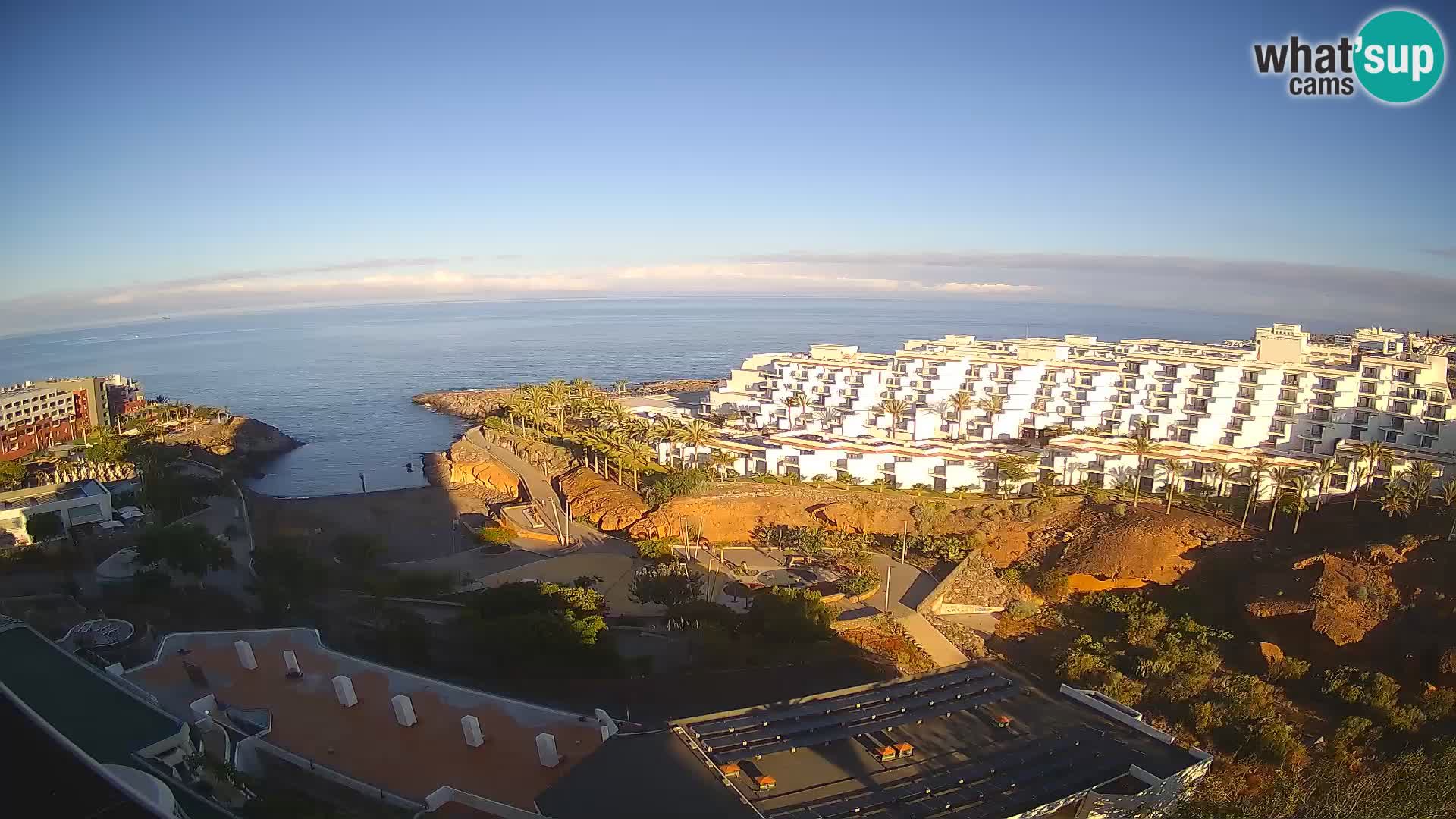 Spletna kamera v živo Las Galgas plaža – Playa Paraiso – otok La Gomera – Costa Adeje – Tenerife