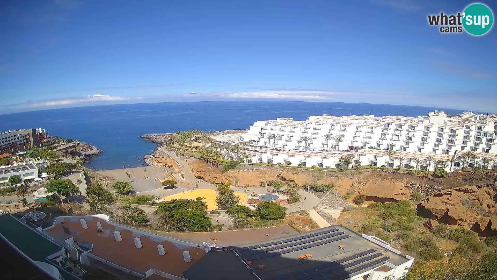 Live-Webcam Las Galgas Strand – Playa Paraiso – Insel La Gomera – Costa Adeje – Teneriffa