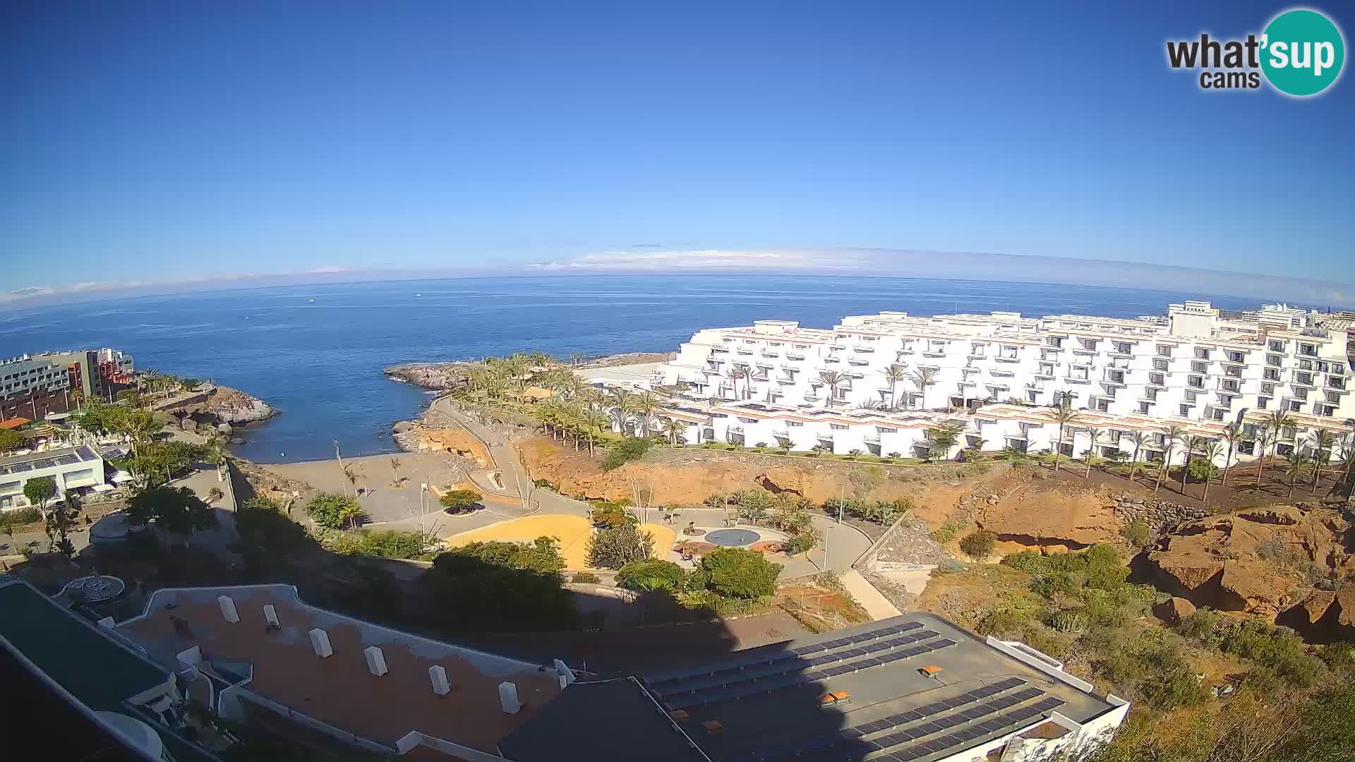 Webcam live spiaggia Las Galgas – Playa Paraiso – Isola La Gomera – Costa Adeje – Tenerife