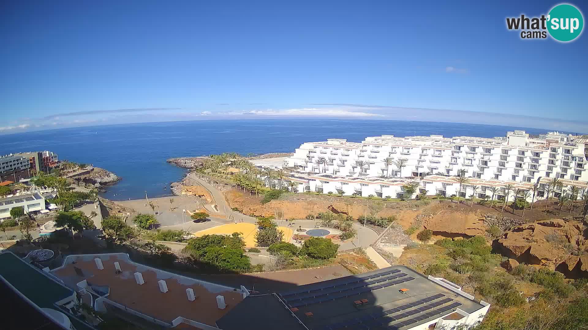 Live-Webcam Las Galgas Strand – Playa Paraiso – Insel La Gomera – Costa Adeje – Teneriffa