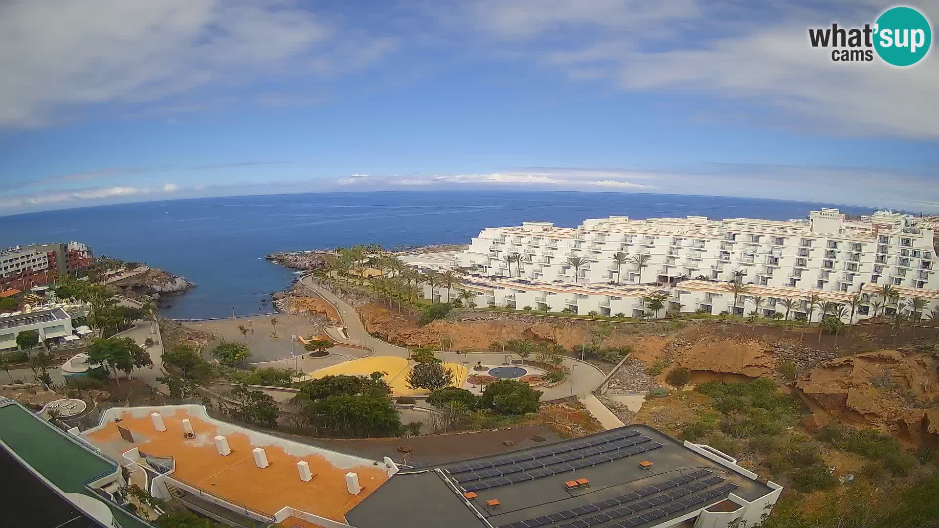Live-Webcam Las Galgas Strand – Playa Paraiso – Insel La Gomera – Costa Adeje – Teneriffa
