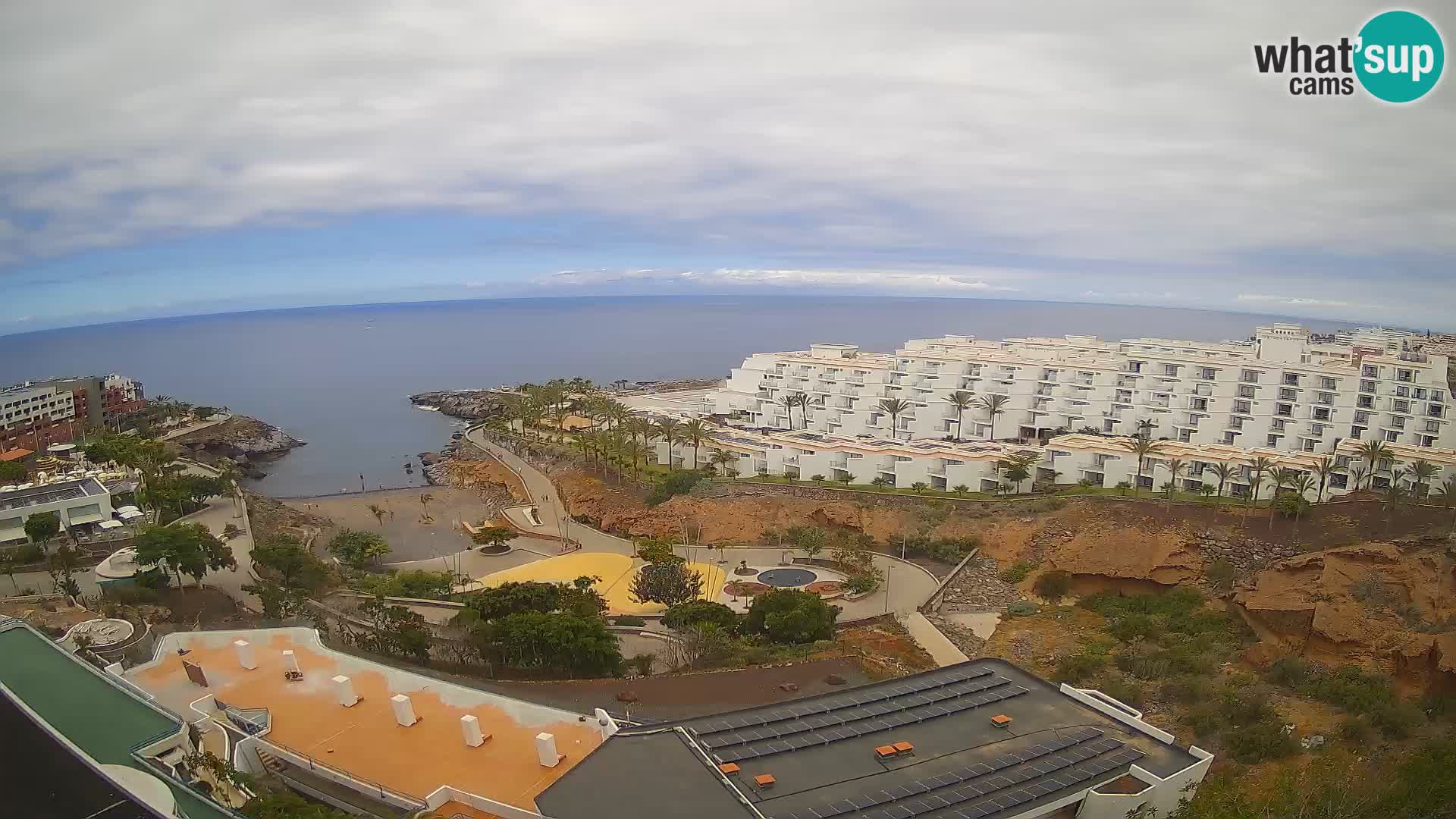 Live-Webcam Las Galgas Strand – Playa Paraiso – Insel La Gomera – Costa Adeje – Teneriffa