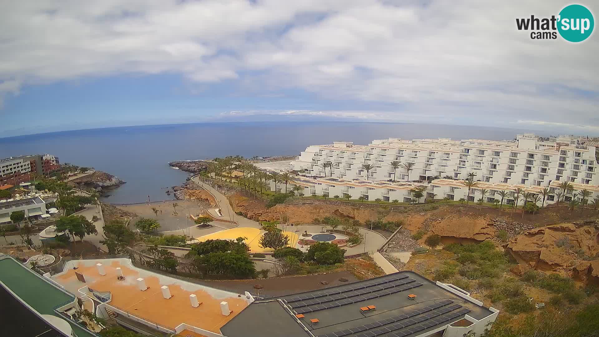 Live-Webcam Las Galgas Strand – Playa Paraiso – Insel La Gomera – Costa Adeje – Teneriffa