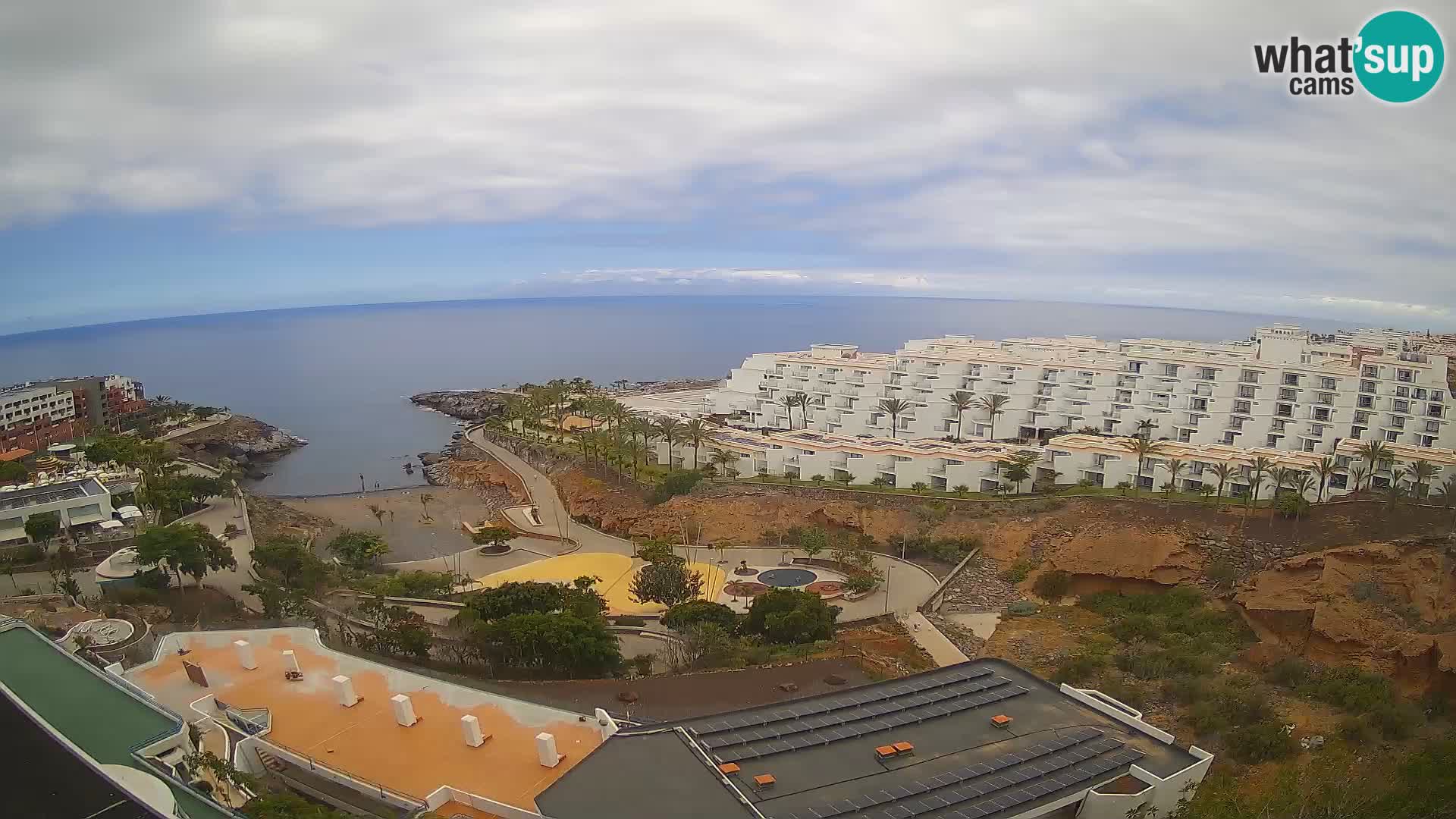 Web kamera uživo Playa de Las Galgas – Playa Paraiso – otok La Gomera – Costa Adeje – Tenerife