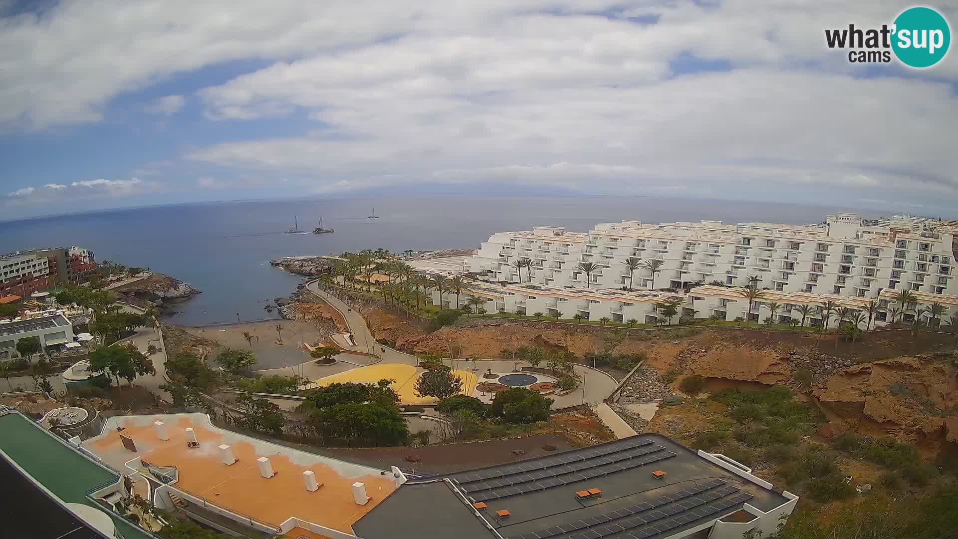 Webcam live spiaggia Las Galgas – Playa Paraiso – Isola La Gomera – Costa Adeje – Tenerife