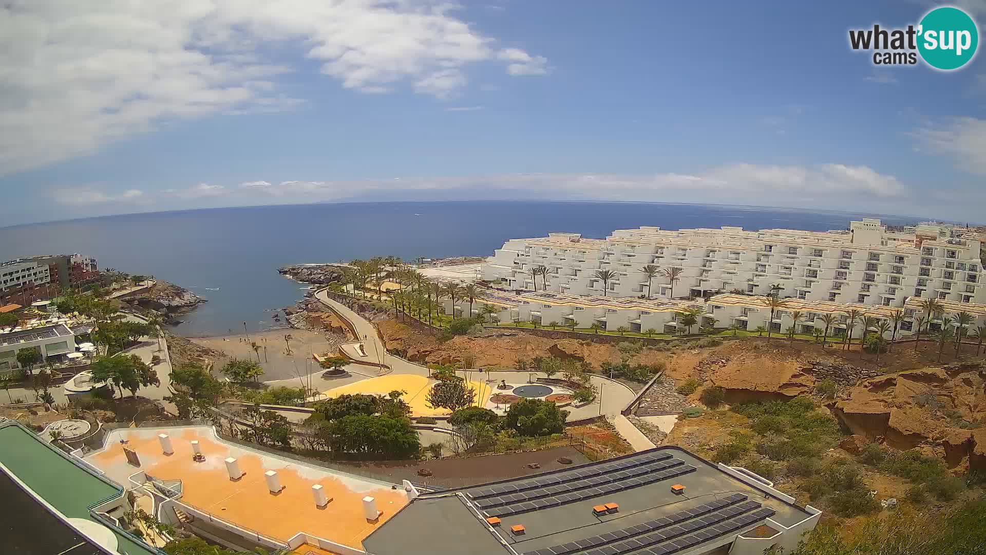 Webcam live spiaggia Las Galgas – Playa Paraiso – Isola La Gomera – Costa Adeje – Tenerife