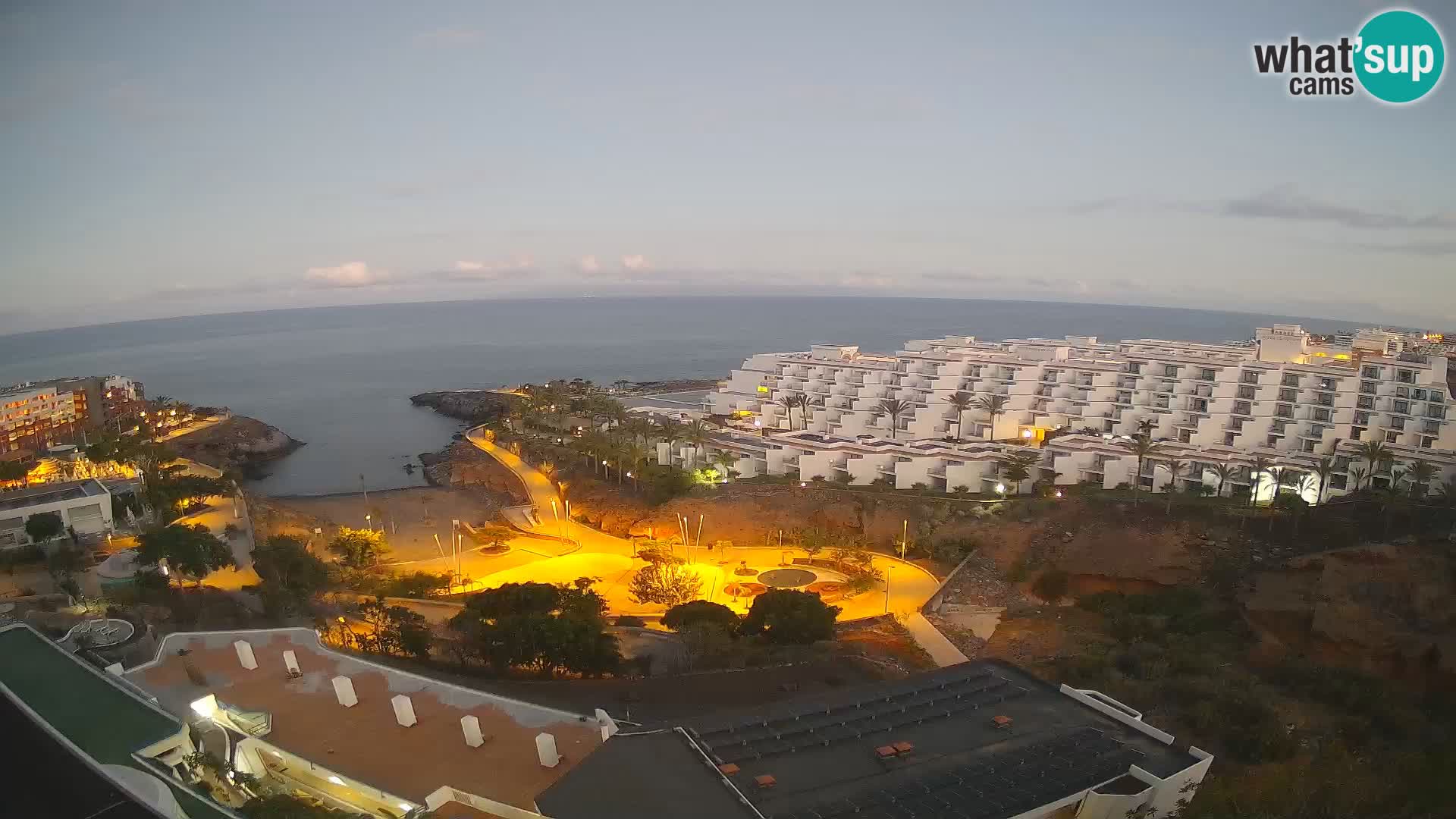 Spletna kamera v živo Las Galgas plaža – Playa Paraiso – otok La Gomera – Costa Adeje – Tenerife