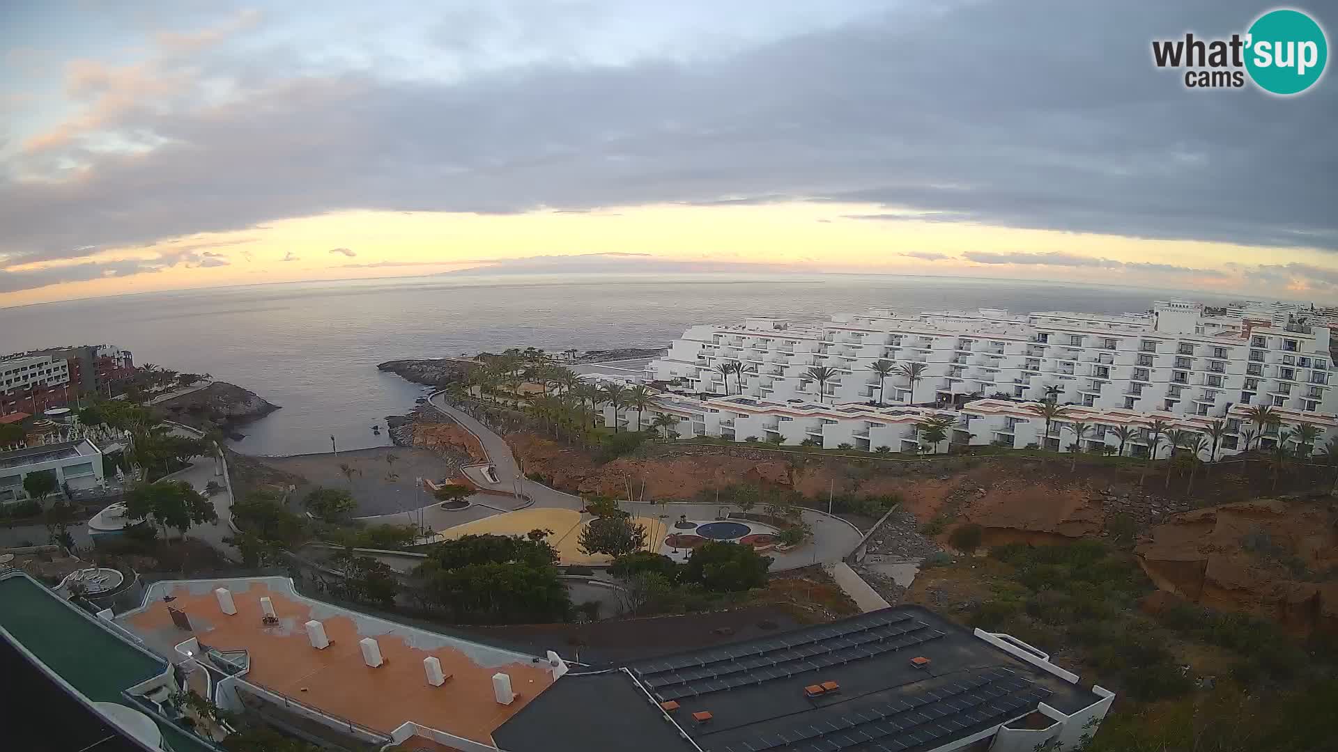 Web kamera uživo Playa de Las Galgas – Playa Paraiso – otok La Gomera – Costa Adeje – Tenerife