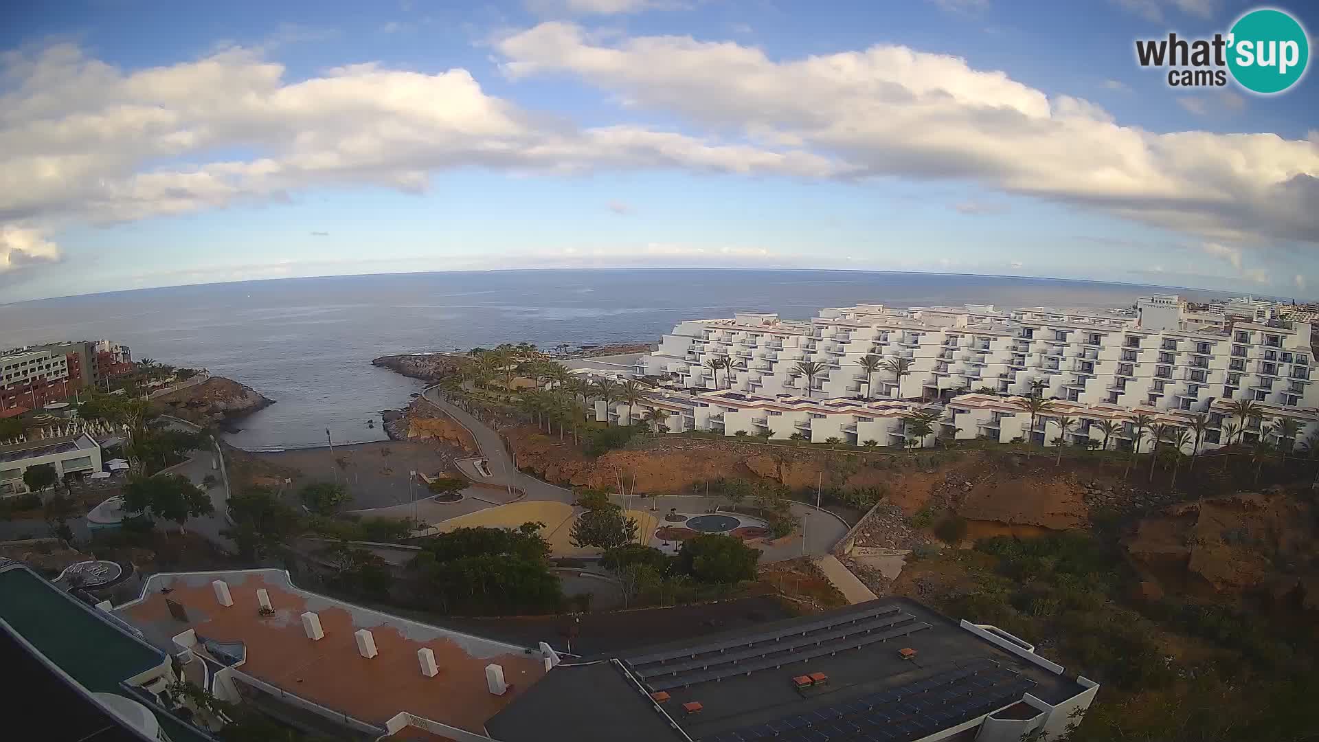 Live webcam Playa de Las Galgas – Playa Paraiso – La Gomera island – Adeje – Tenerife