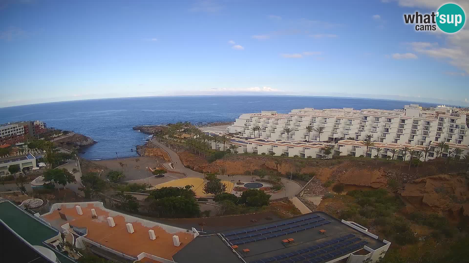 Web kamera uživo Playa de Las Galgas – Playa Paraiso – otok La Gomera – Costa Adeje – Tenerife