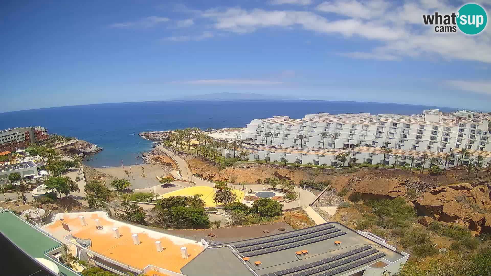 Webcam live spiaggia Las Galgas – Playa Paraiso – Isola La Gomera – Costa Adeje – Tenerife