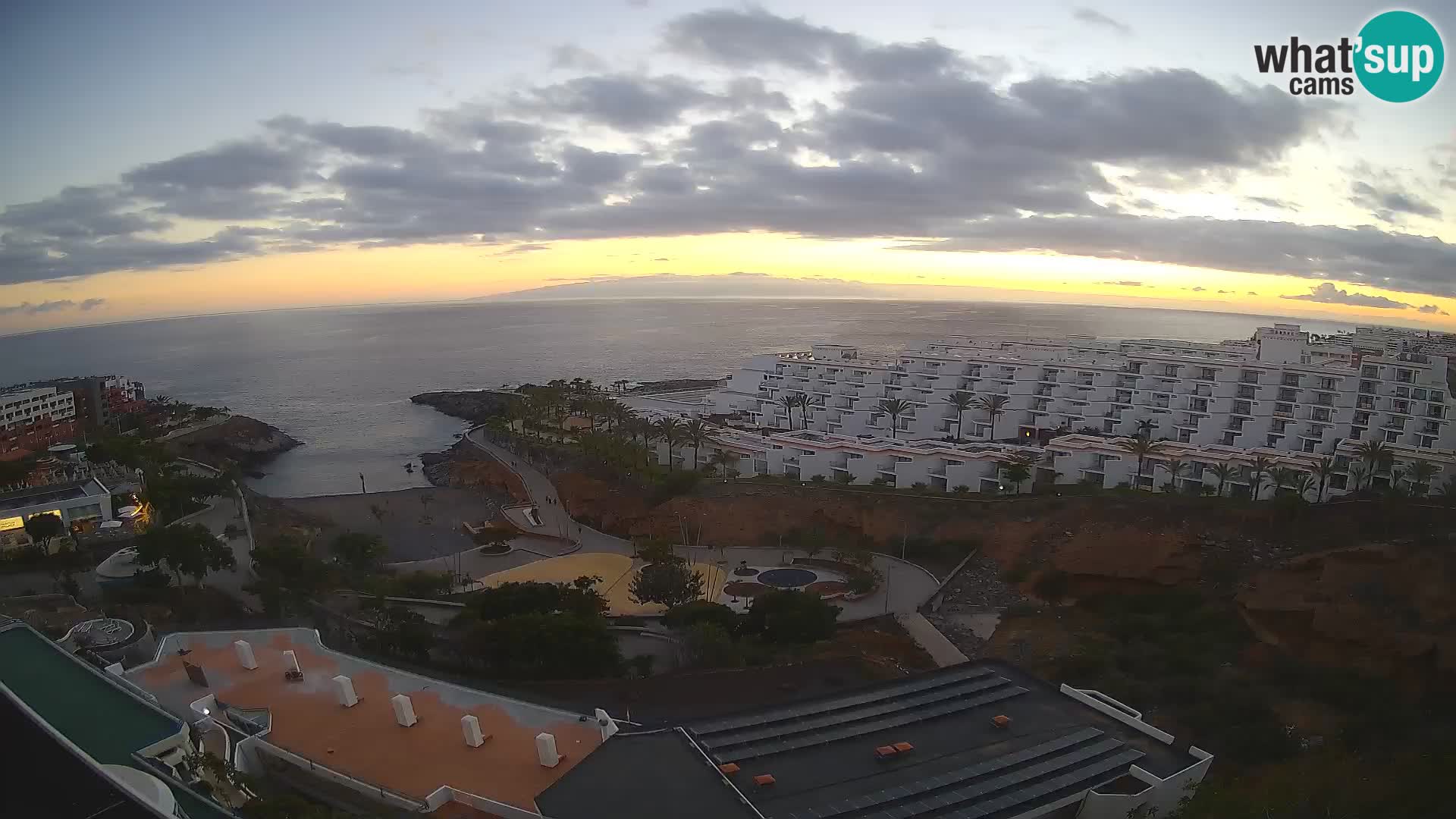 Webcam en vivo Playa de Las Galgas – Playa Paraíso – Isla de La Gomera – Costa Adeje – Tenerife