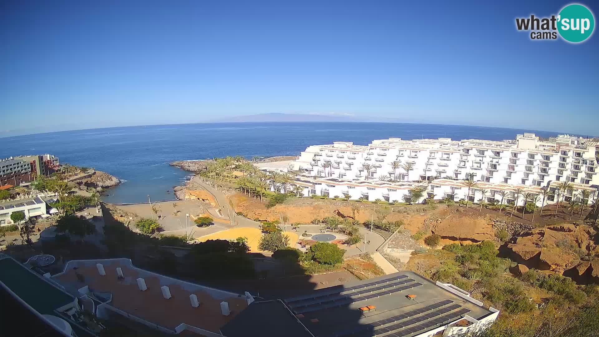 Live-Webcam Las Galgas Strand – Playa Paraiso – Insel La Gomera – Costa Adeje – Teneriffa
