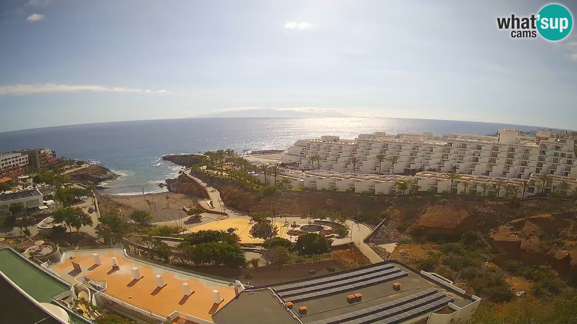 Live-Webcam Las Galgas Strand – Playa Paraiso – Insel La Gomera – Costa Adeje – Teneriffa
