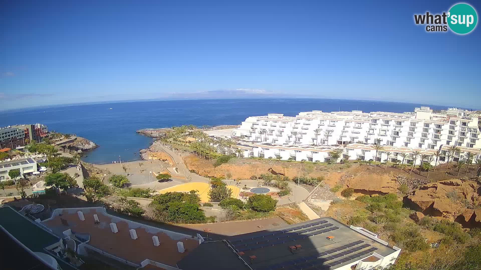Live-Webcam Las Galgas Strand – Playa Paraiso – Insel La Gomera – Costa Adeje – Teneriffa