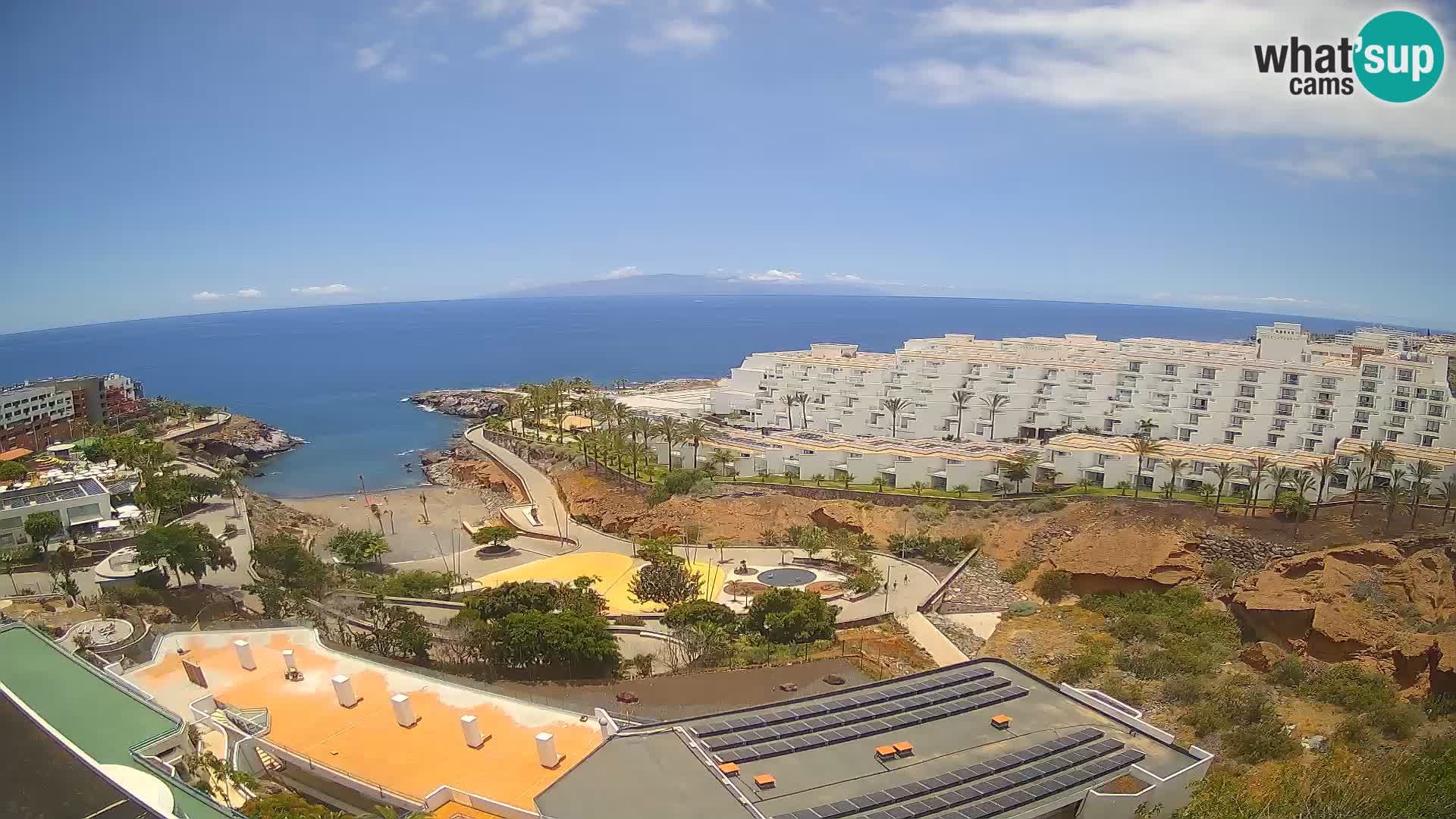 Webcam en vivo Playa de Las Galgas – Playa Paraíso – Isla de La Gomera – Costa Adeje – Tenerife