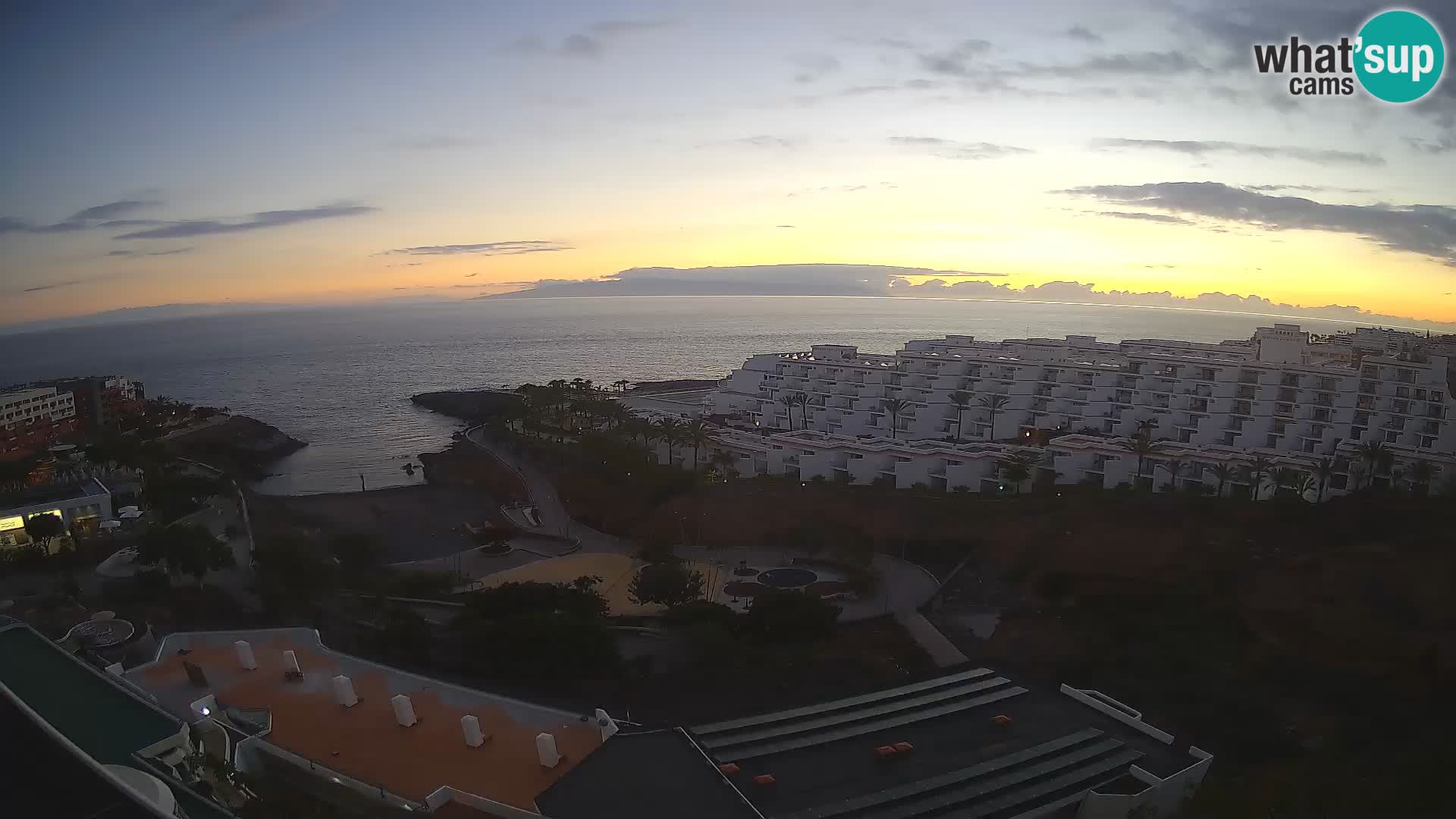 Live-Webcam Las Galgas Strand – Playa Paraiso – Insel La Gomera – Costa Adeje – Teneriffa