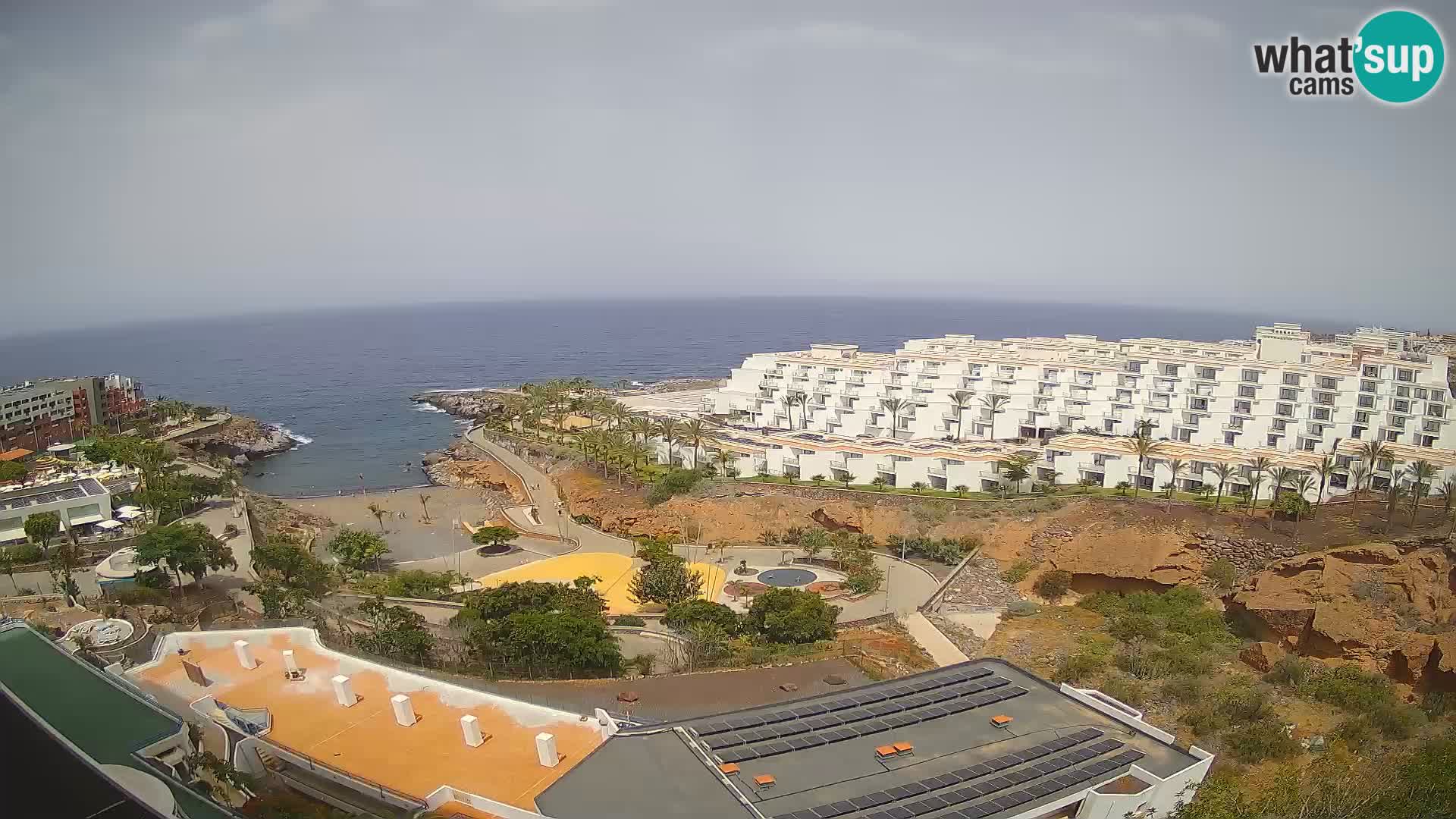 Live webcam Playa de Las Galgas – Playa Paraiso – La Gomera island – Adeje – Tenerife